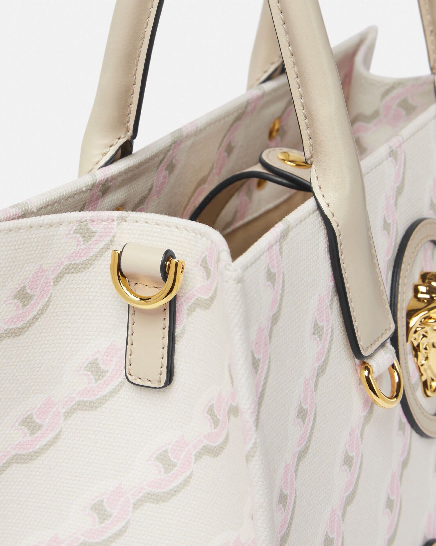 La Medusa Printed Small Canvas Tote