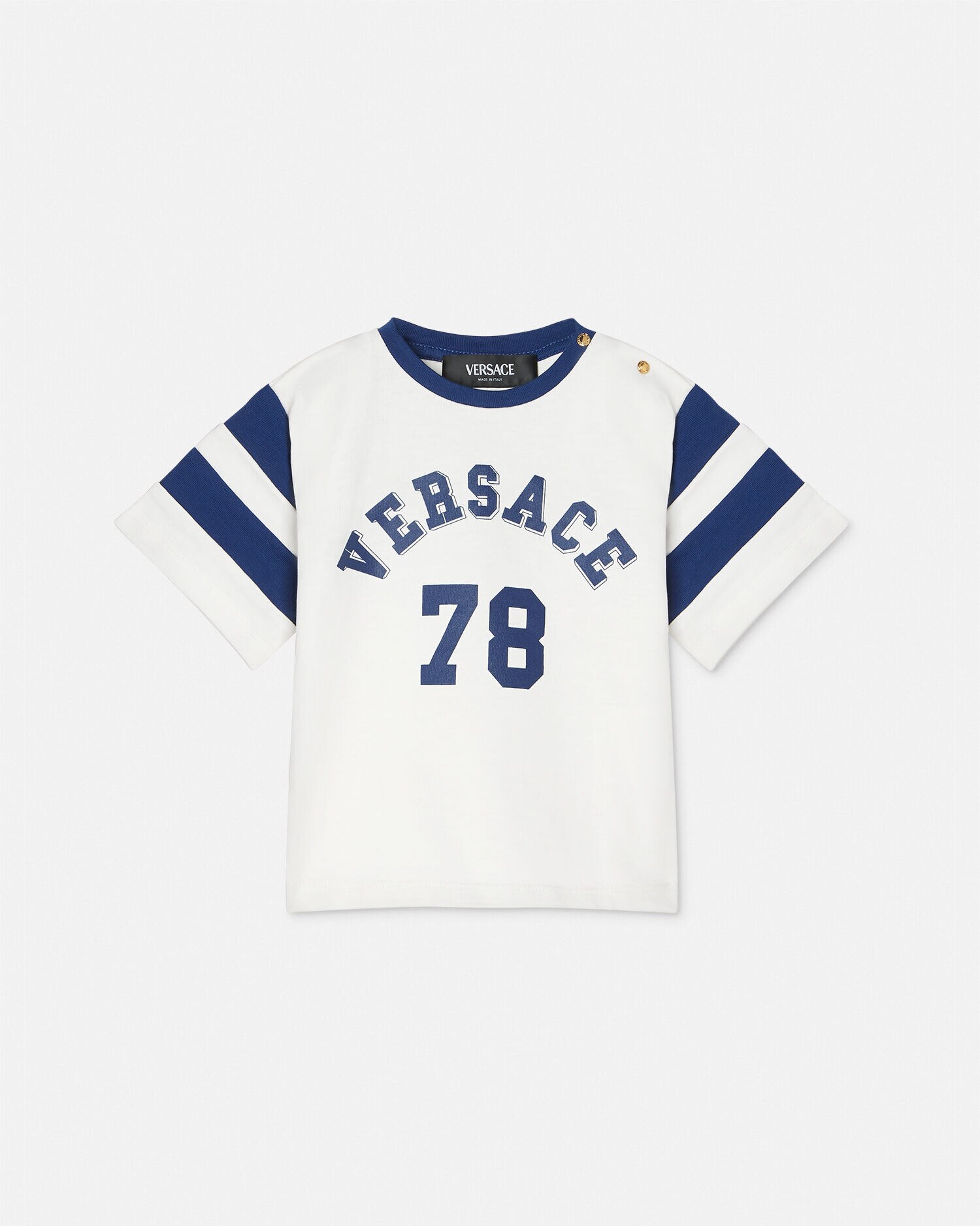 Versace t shirt blue outlet