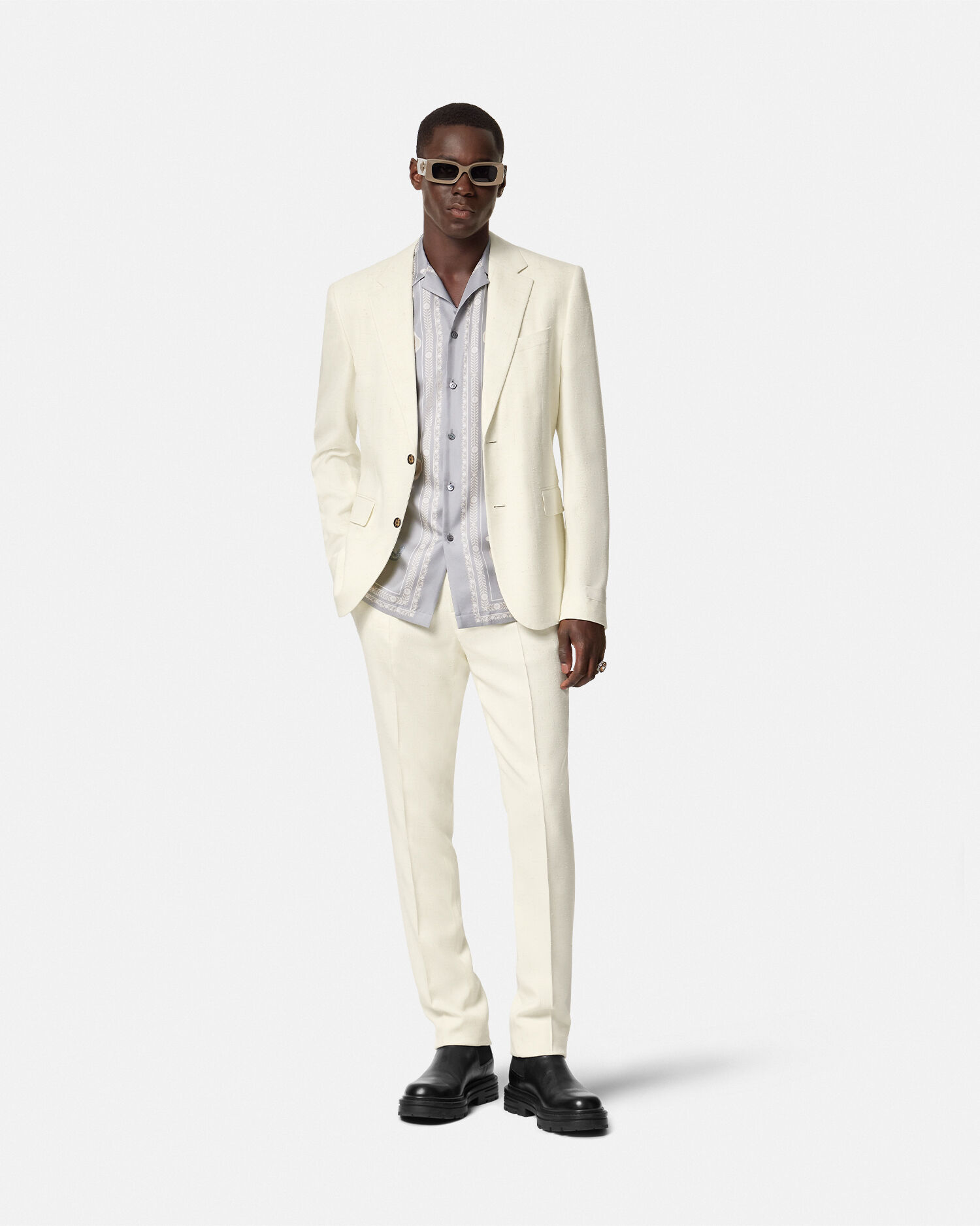 White versace suit clearance