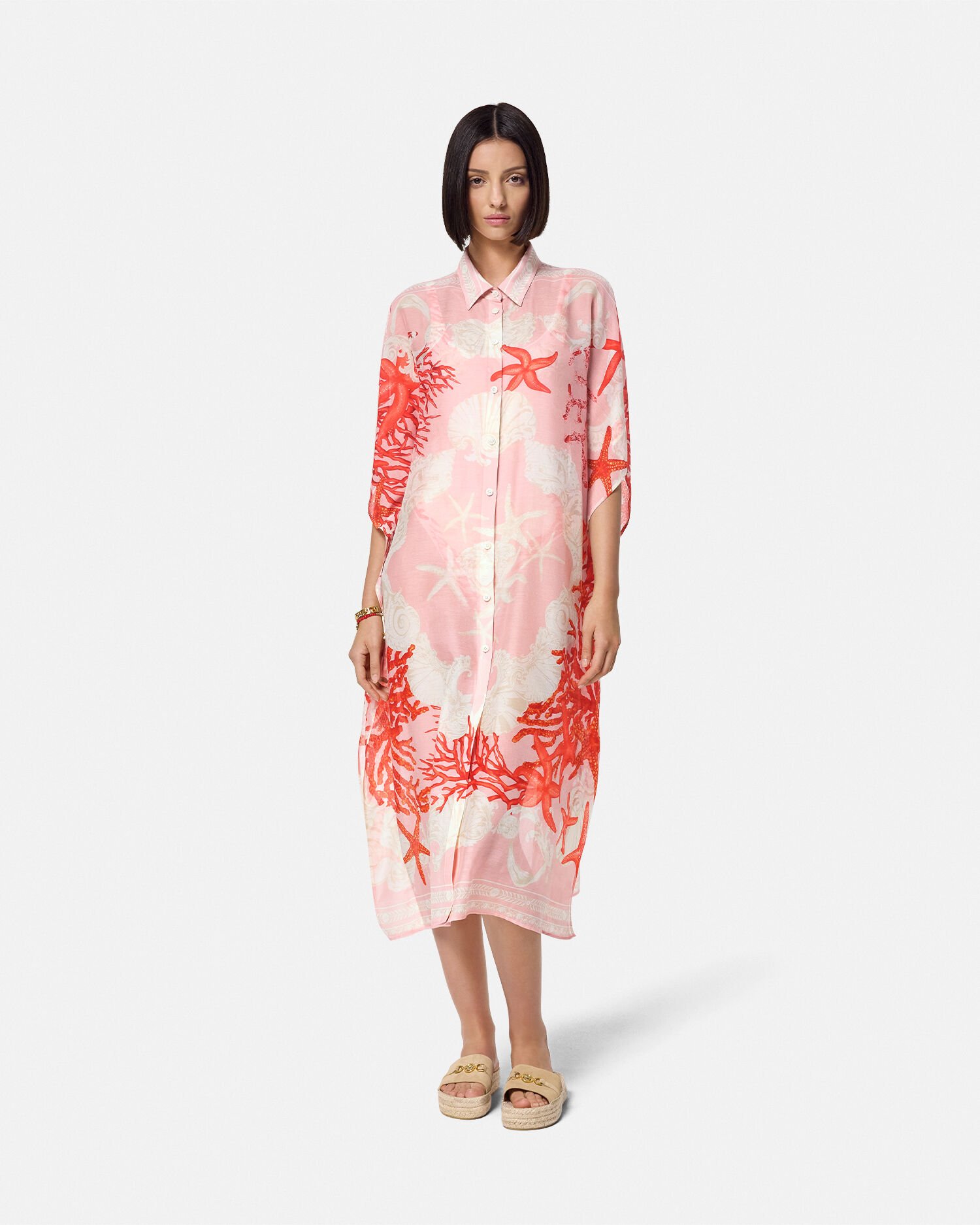 Versace beach dress top