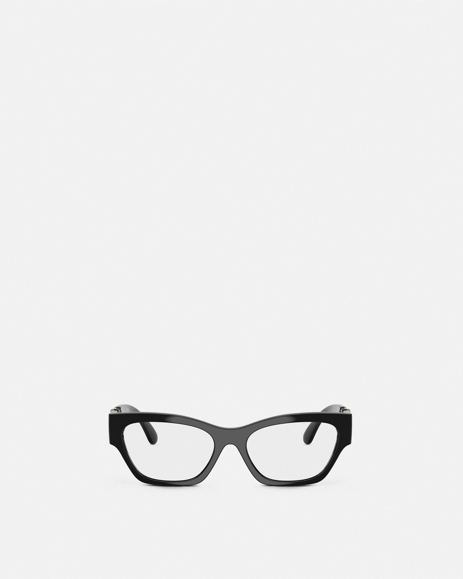 Medusa Biggie Cat-Eye Glasses Black,Gold | VERSACE