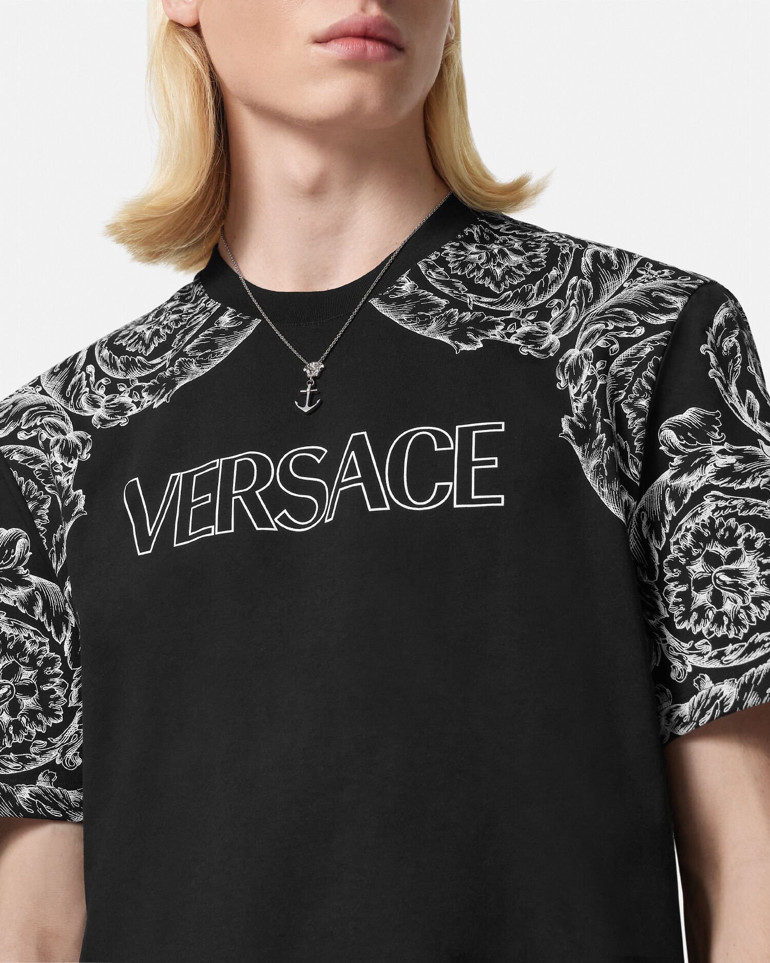 T shirt manche longue versace online