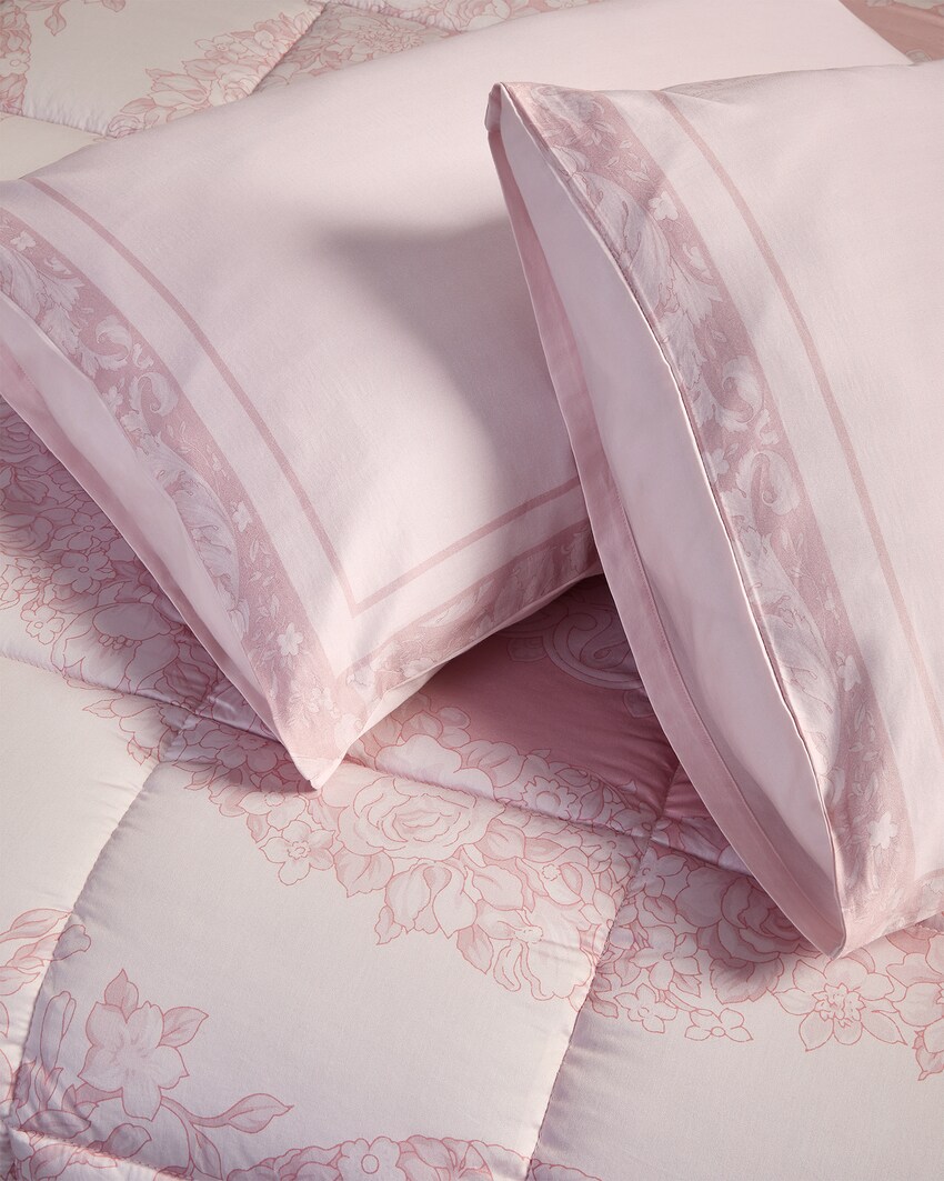 Barocco Full/Queen Bed Set Pink,Print VERSACE US