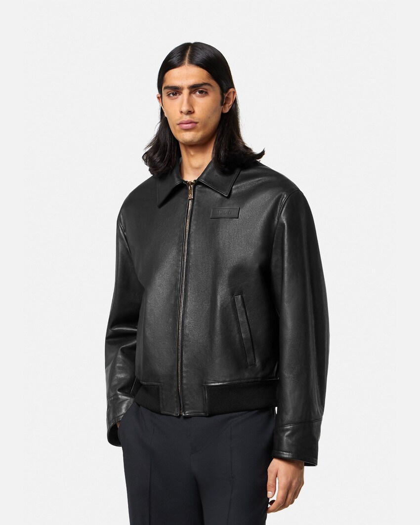 Versace Versace Roar Leather Blouson Jacket VERSACE