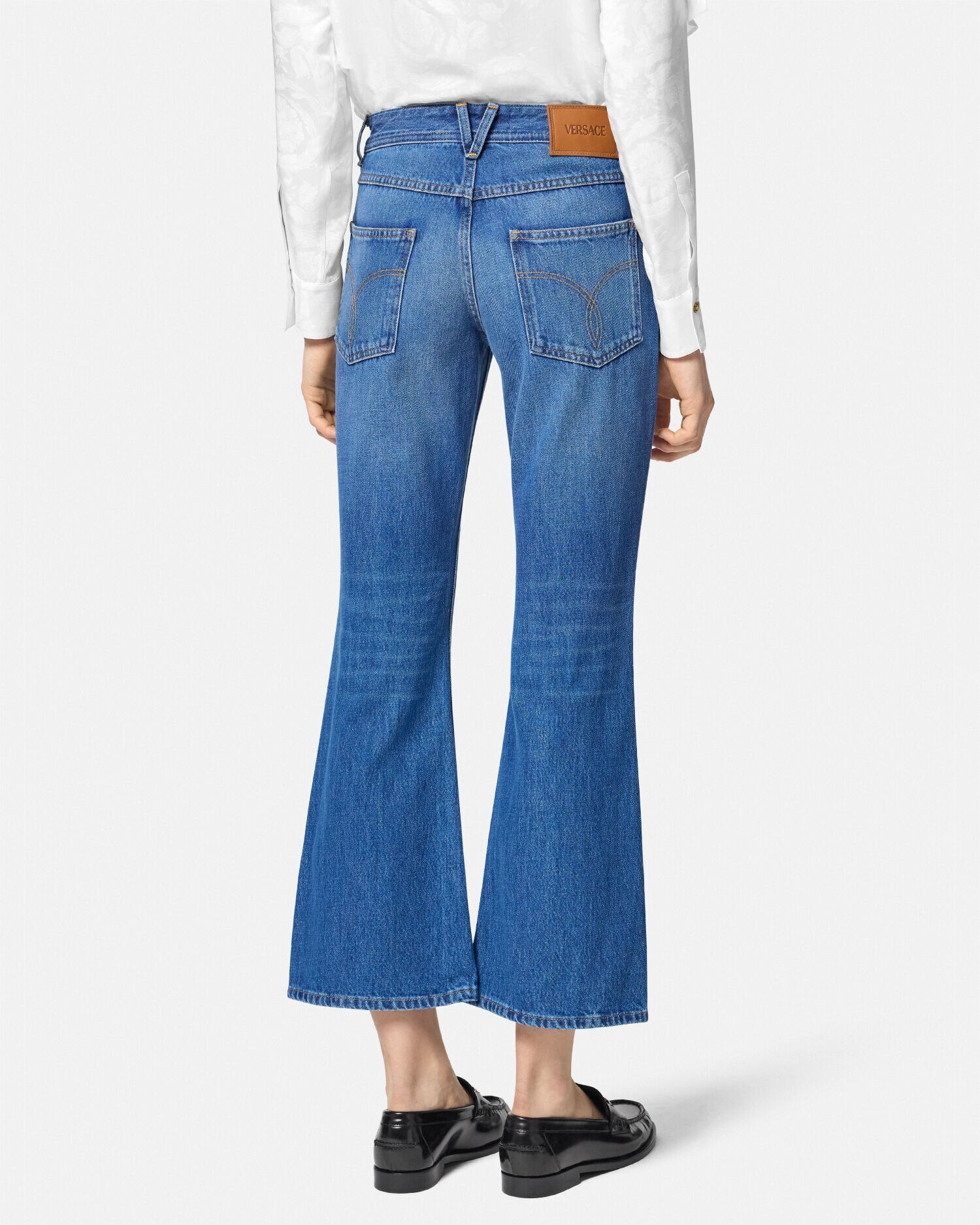 Jeans svasati alla caviglia