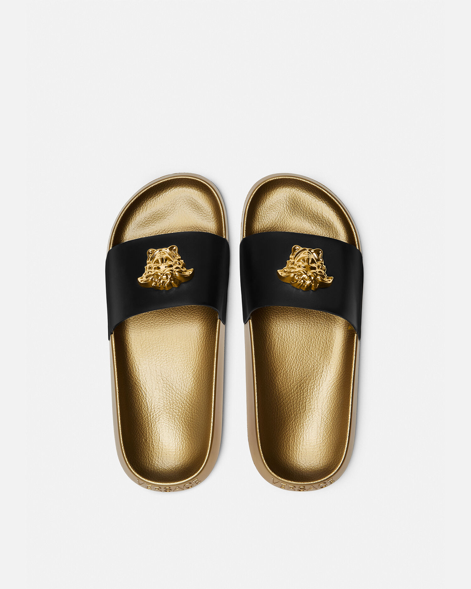 Versace medusa sliders cheap