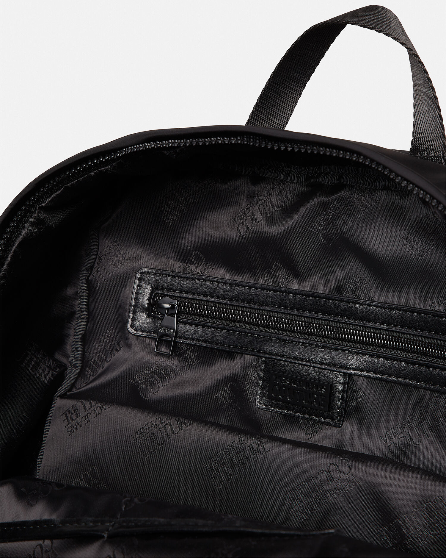Versace shop black backpack
