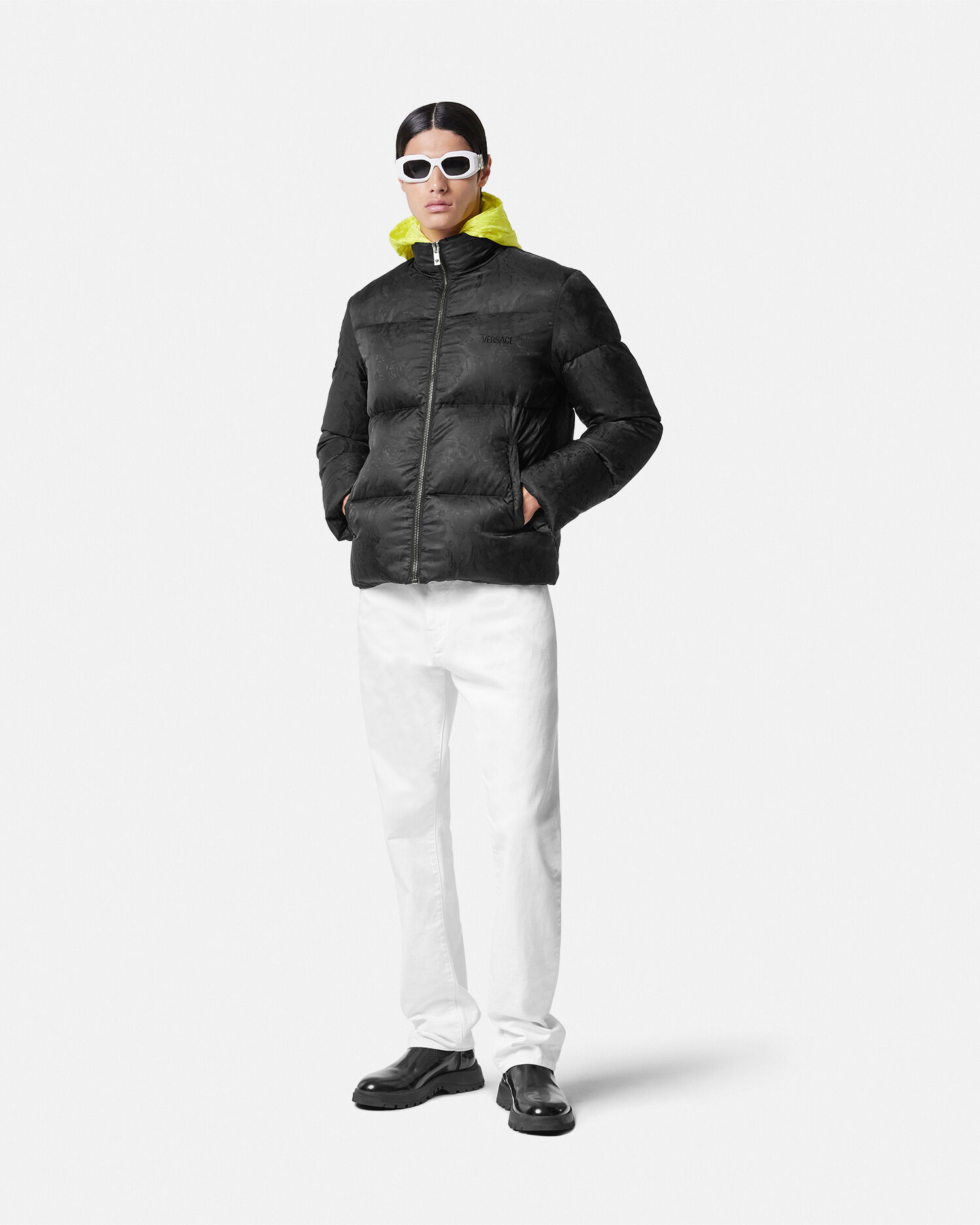 Versace puffer discount jacket mens