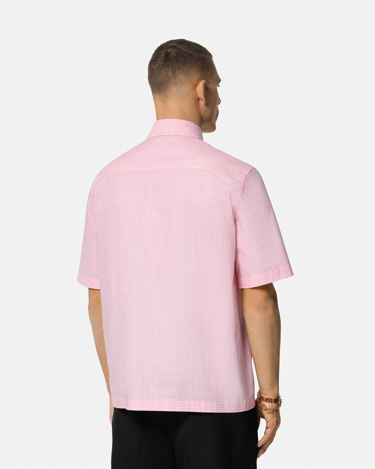 Contrasto Oxford Shirt Pink VERSACE
