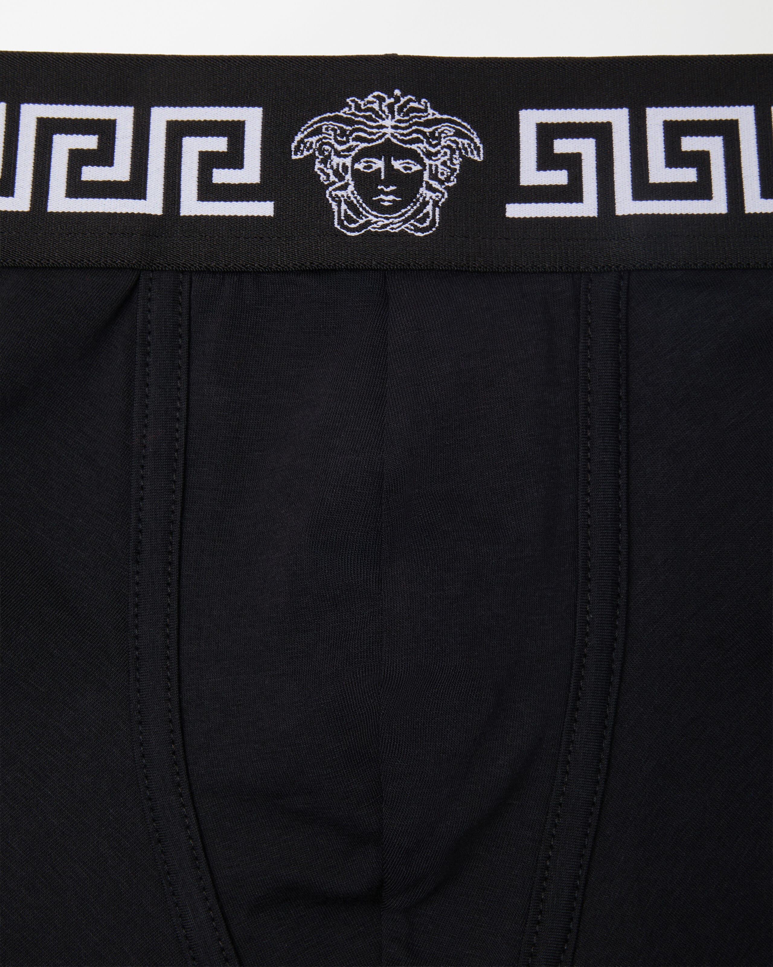 Cotton-Jersey Trunks Black | VERSACE US