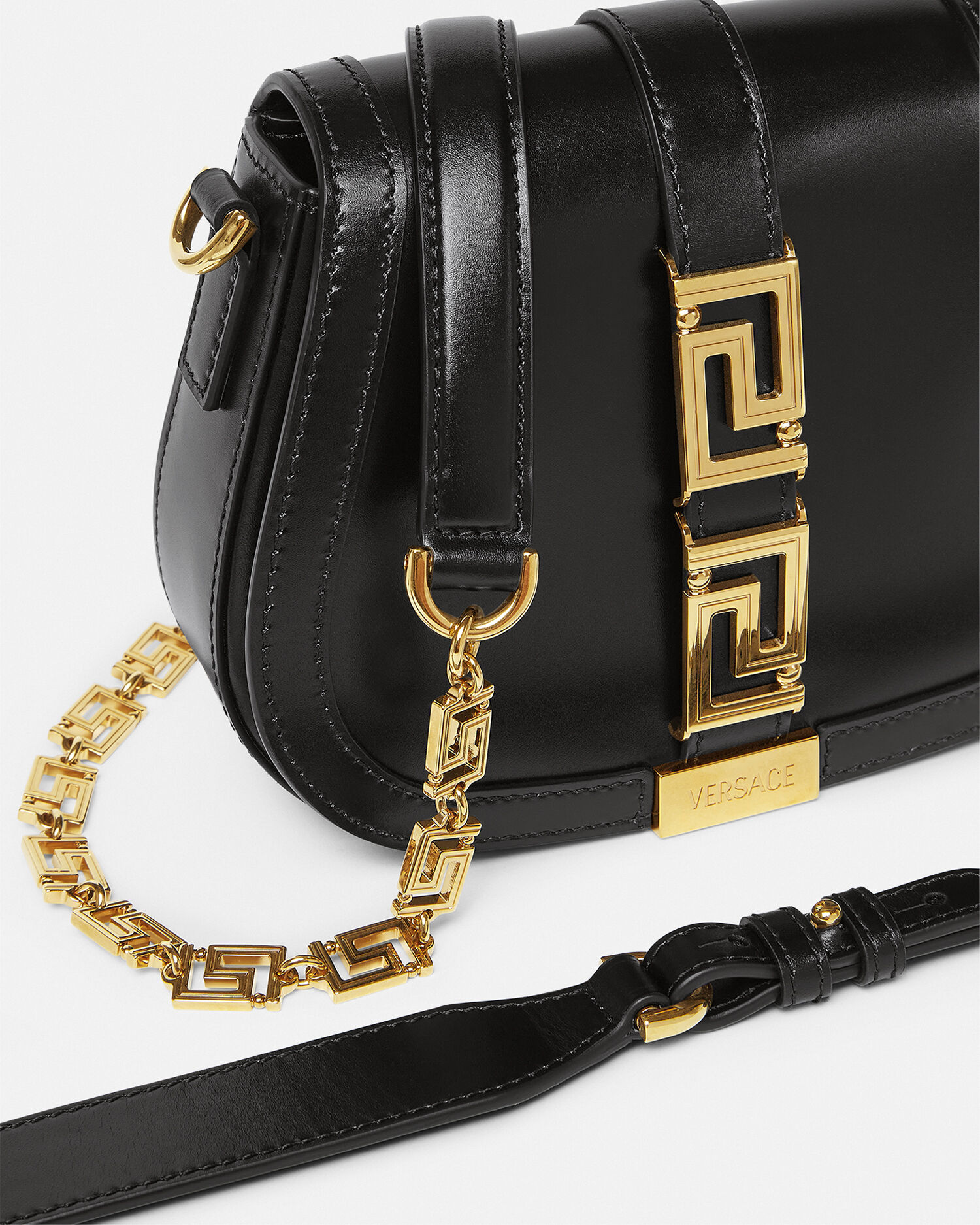 Versace bag black store and gold
