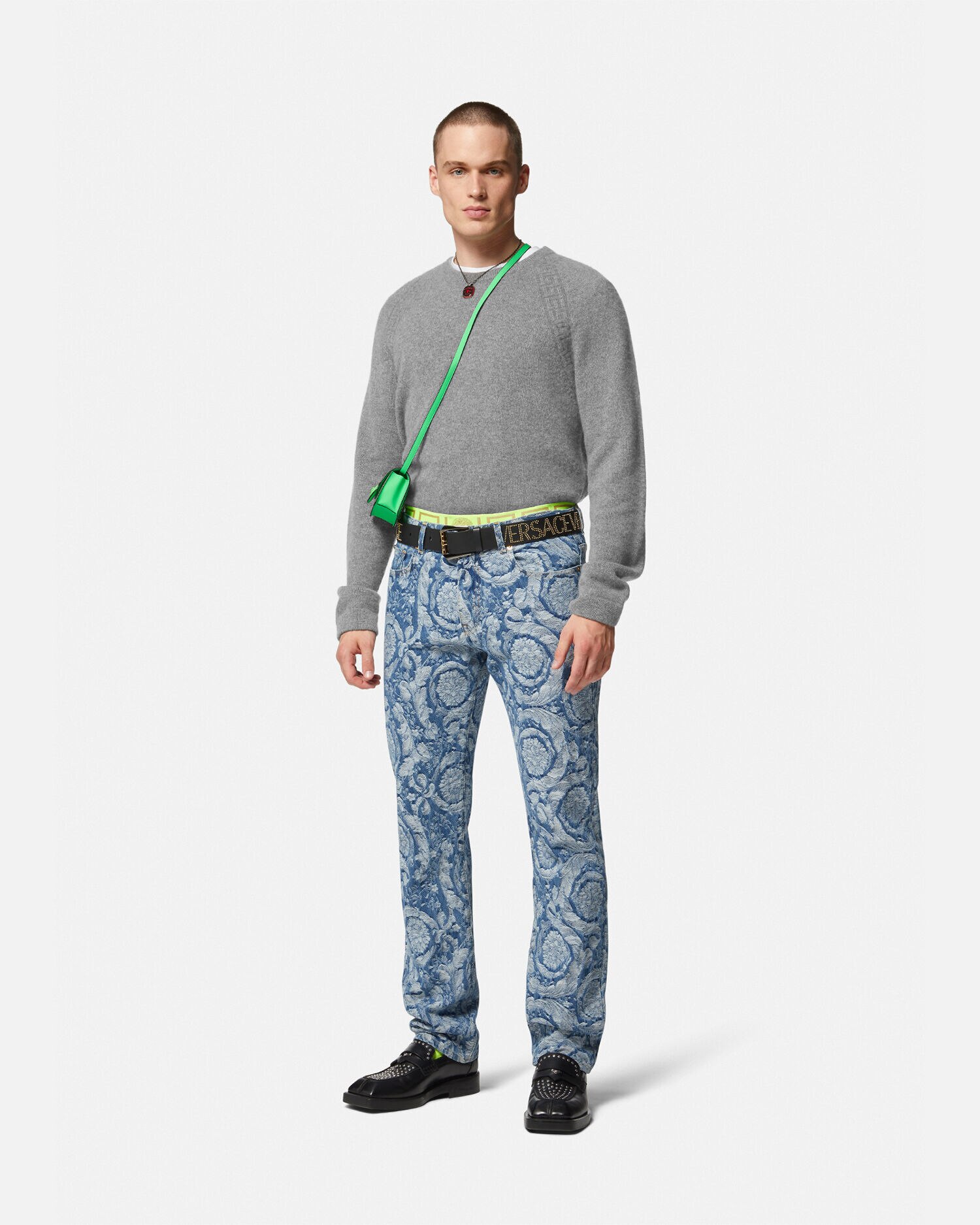 Mens versace jumper sale hotsell