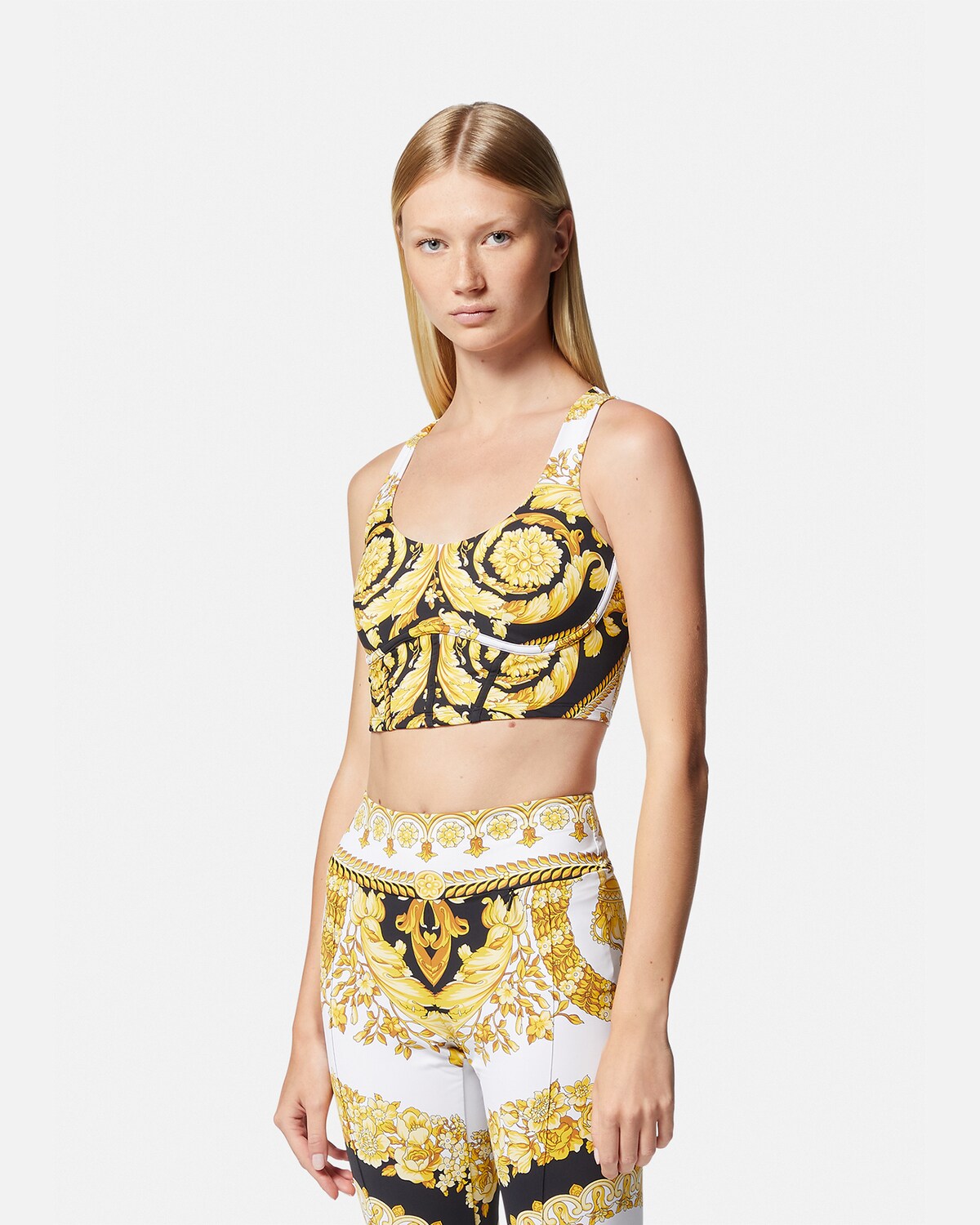 Versace Barocco Gym Sports Bra For Women | UK Online Store