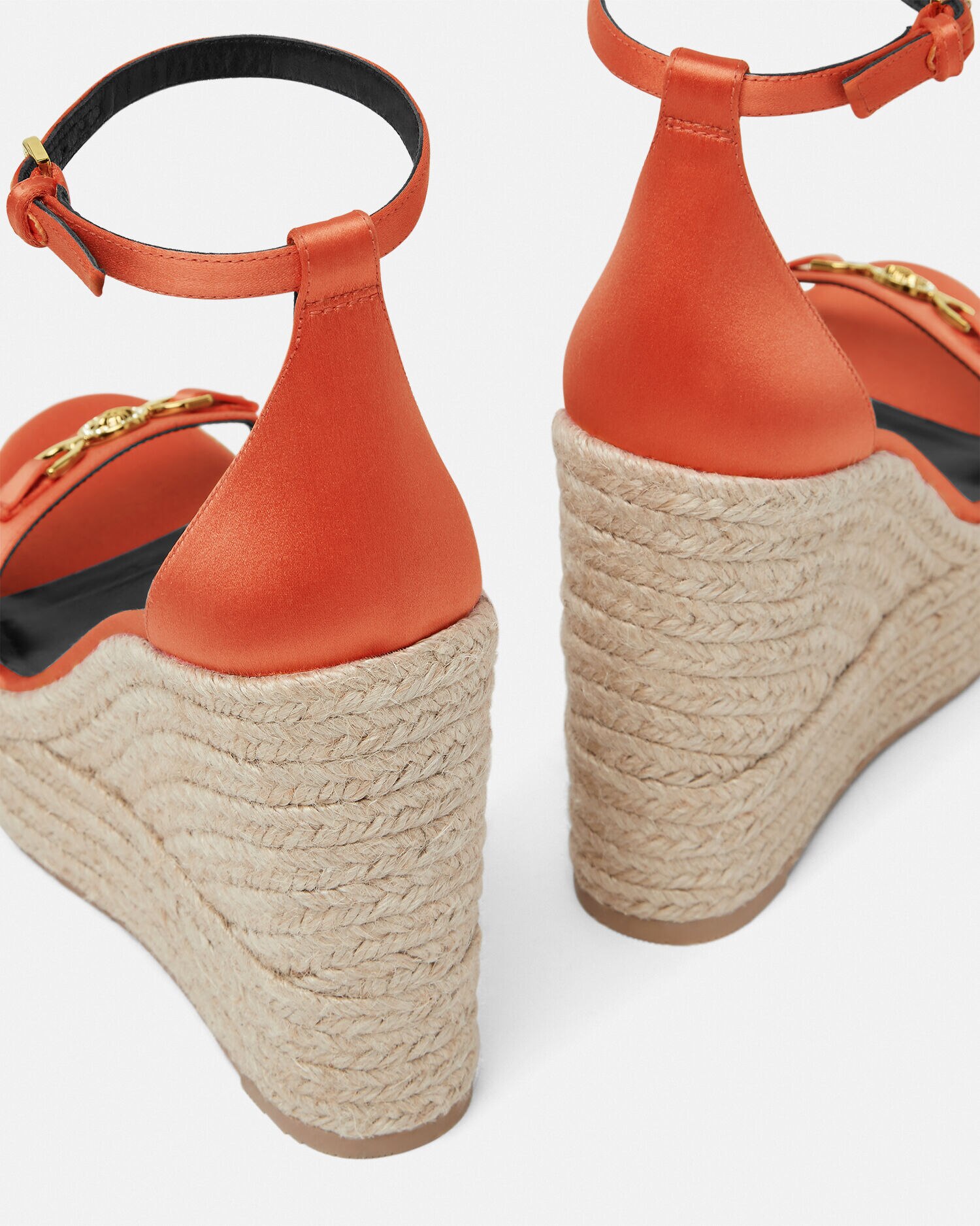 Sandales compensées corail sales