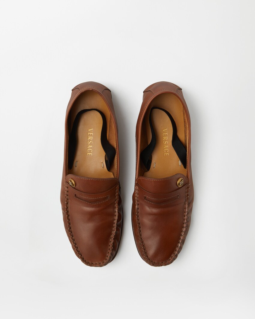 Guanto Leather Moccassins Brown 3