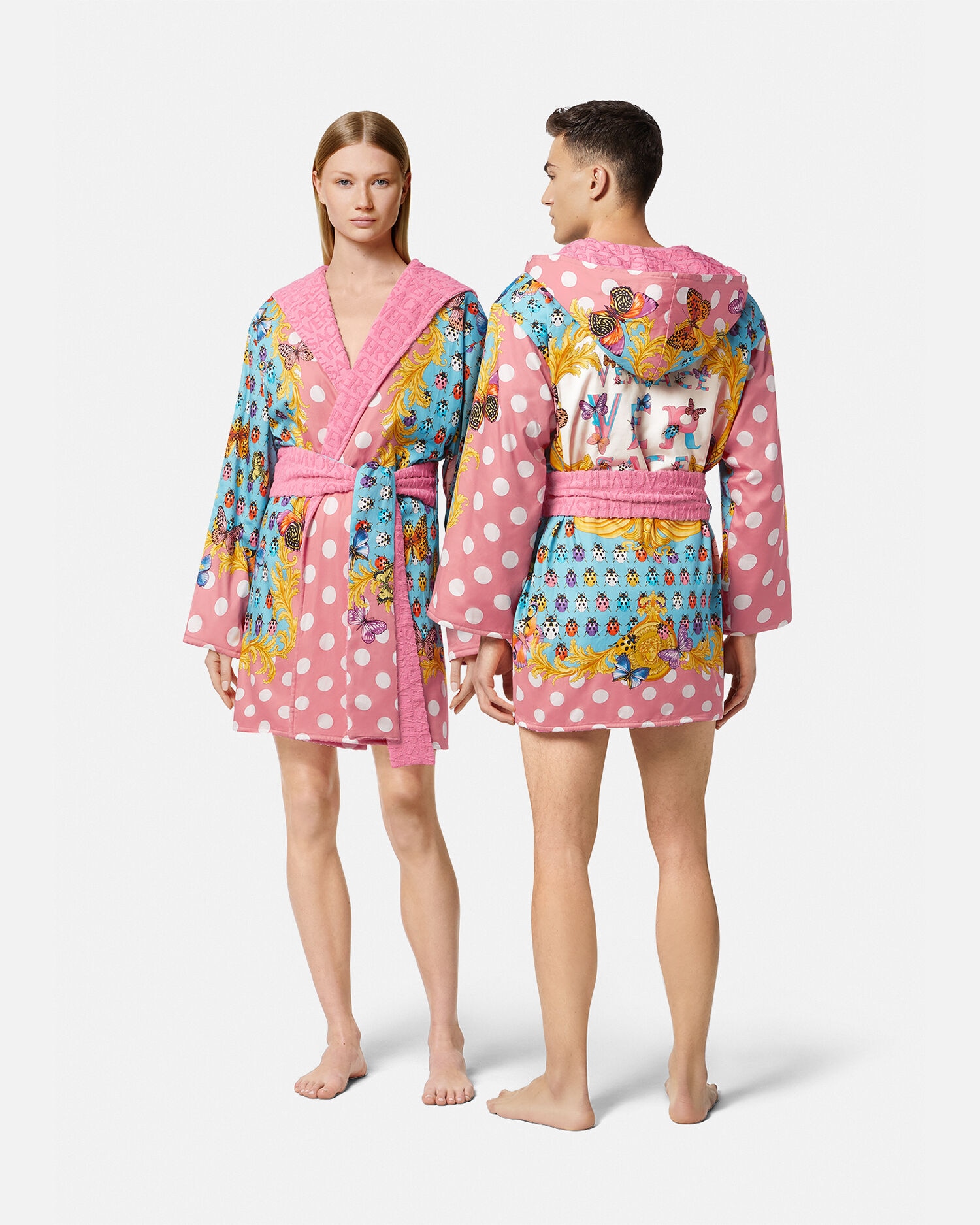 Butterflies Short Bathrobe