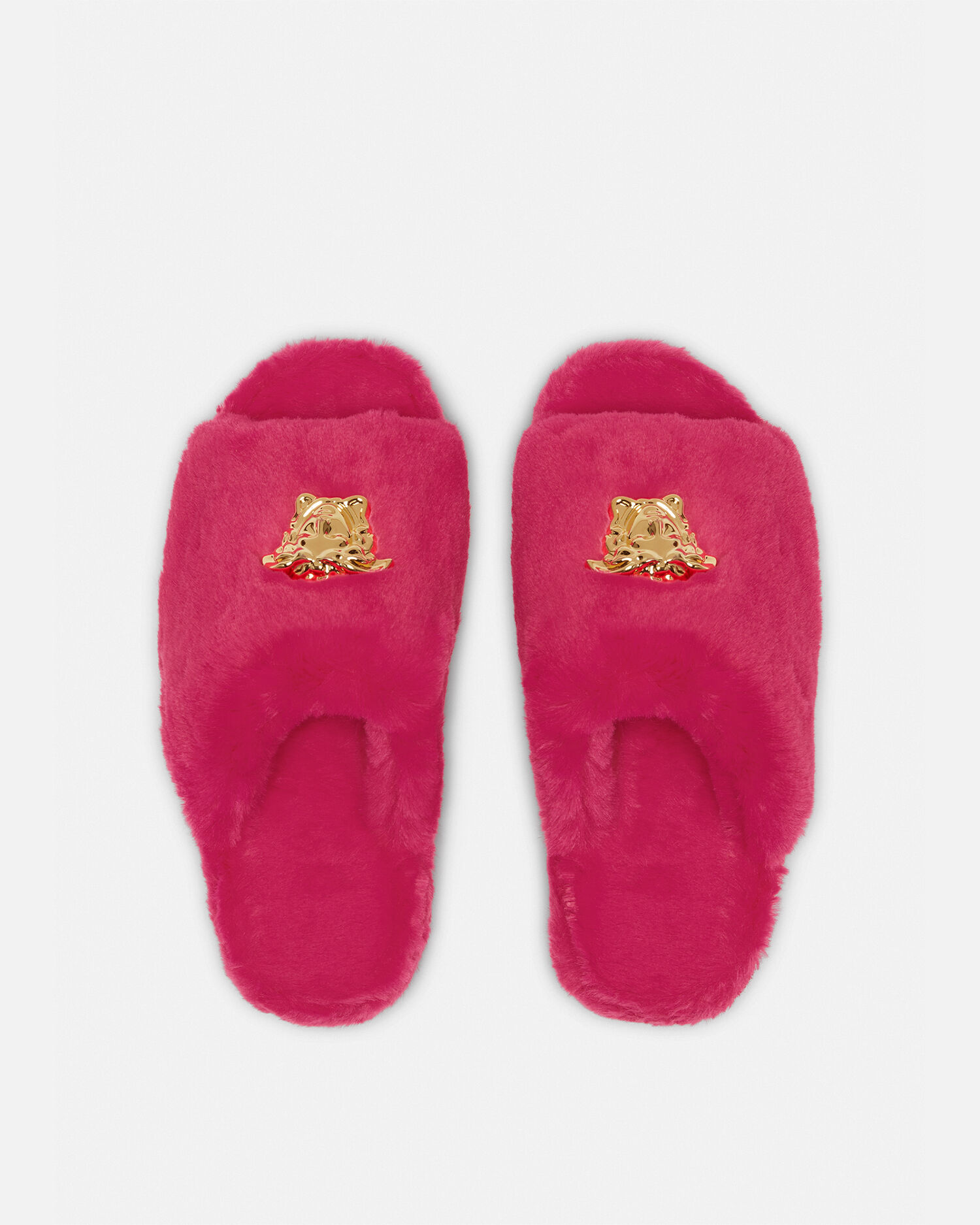 Puma pink fuzzy slippers outlet