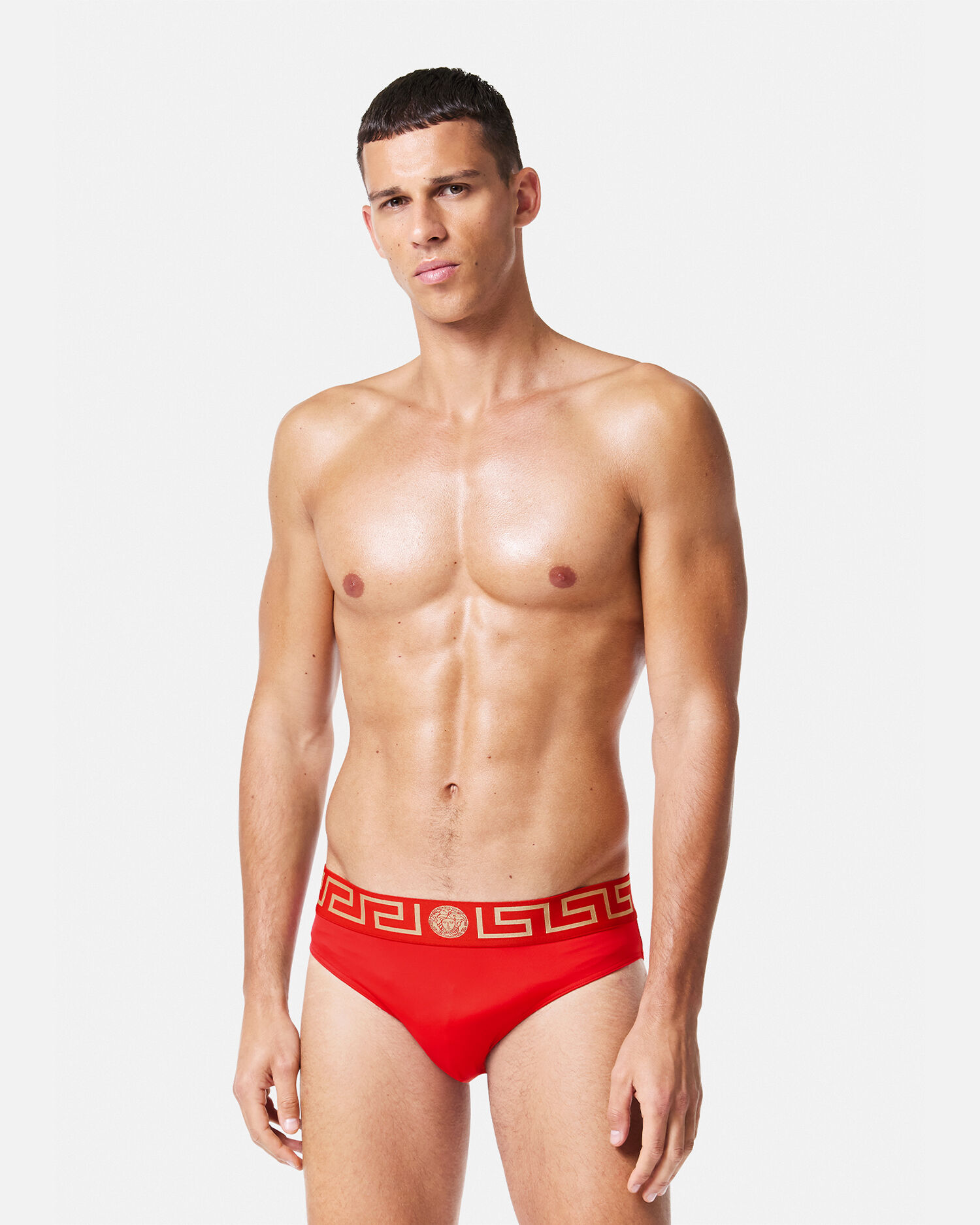 Costume slip top uomo versace