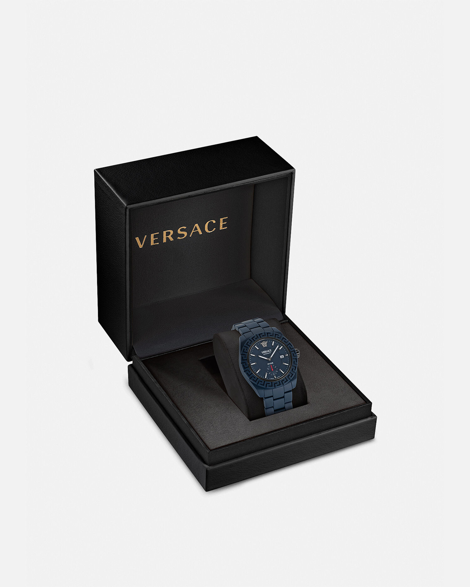 Versace blue face watch top