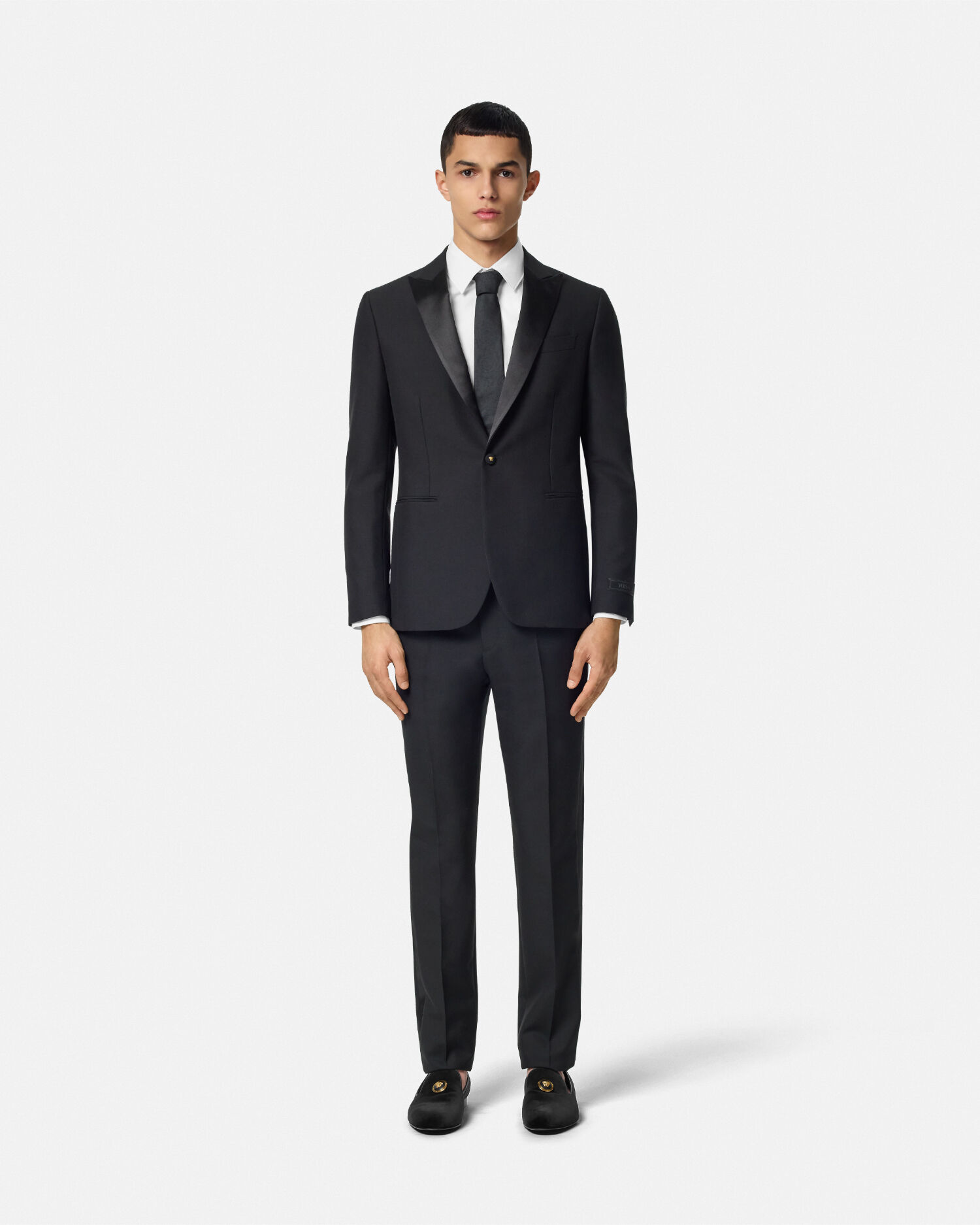 Versace white shirt mens on sale