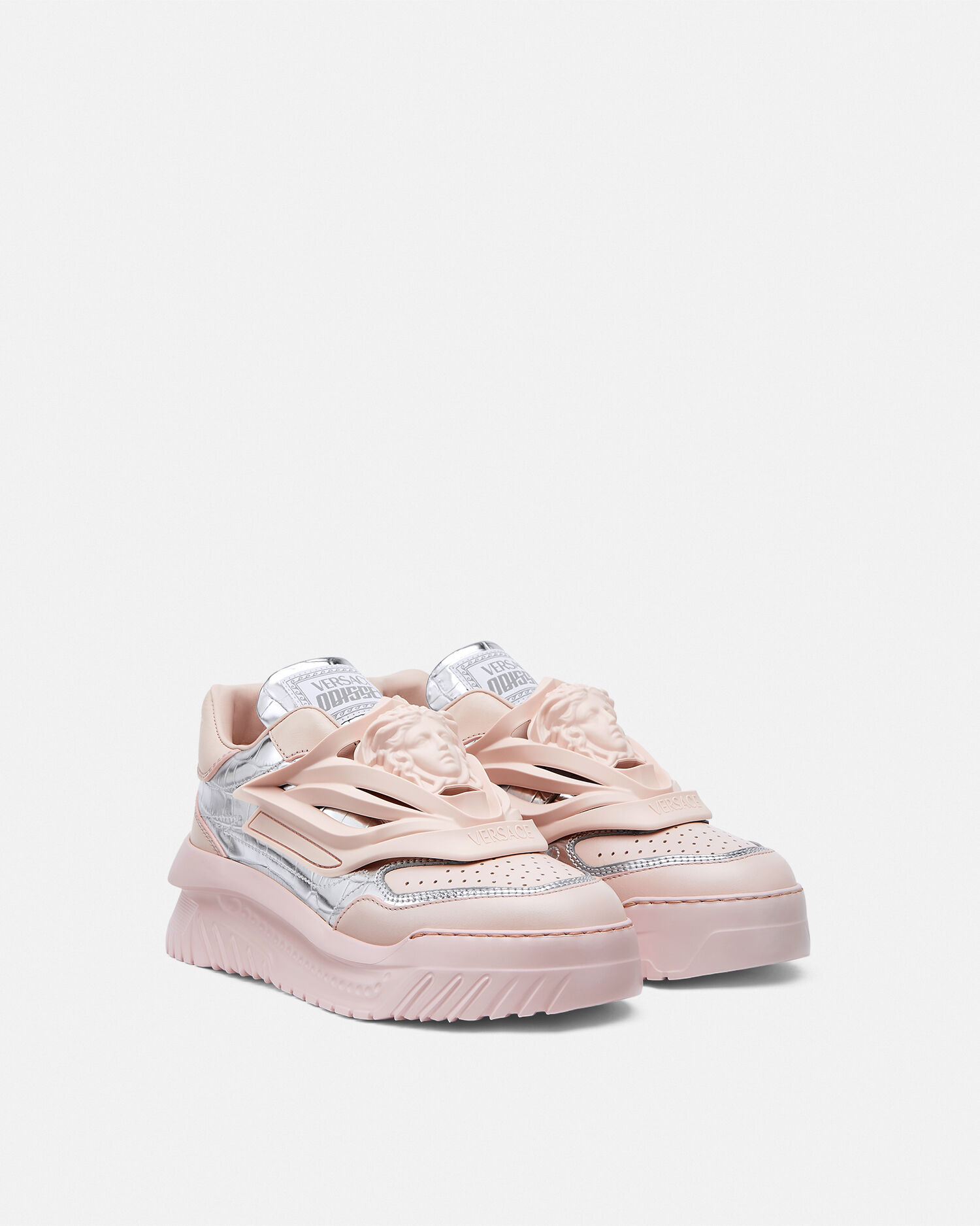 Versace pink trainers 2025