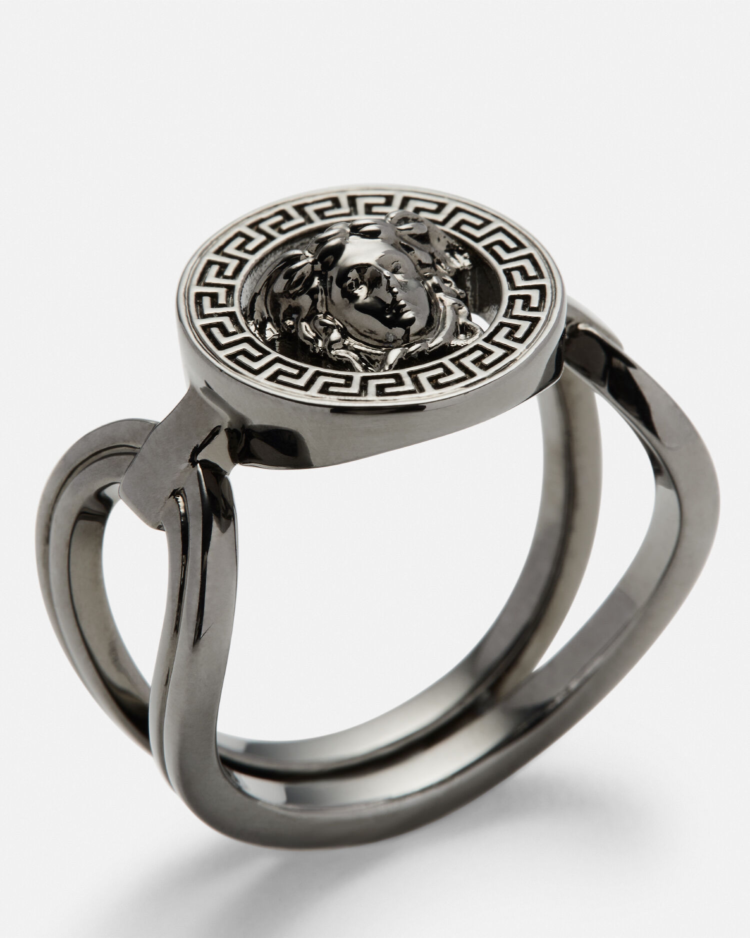 Versace black ring cheap