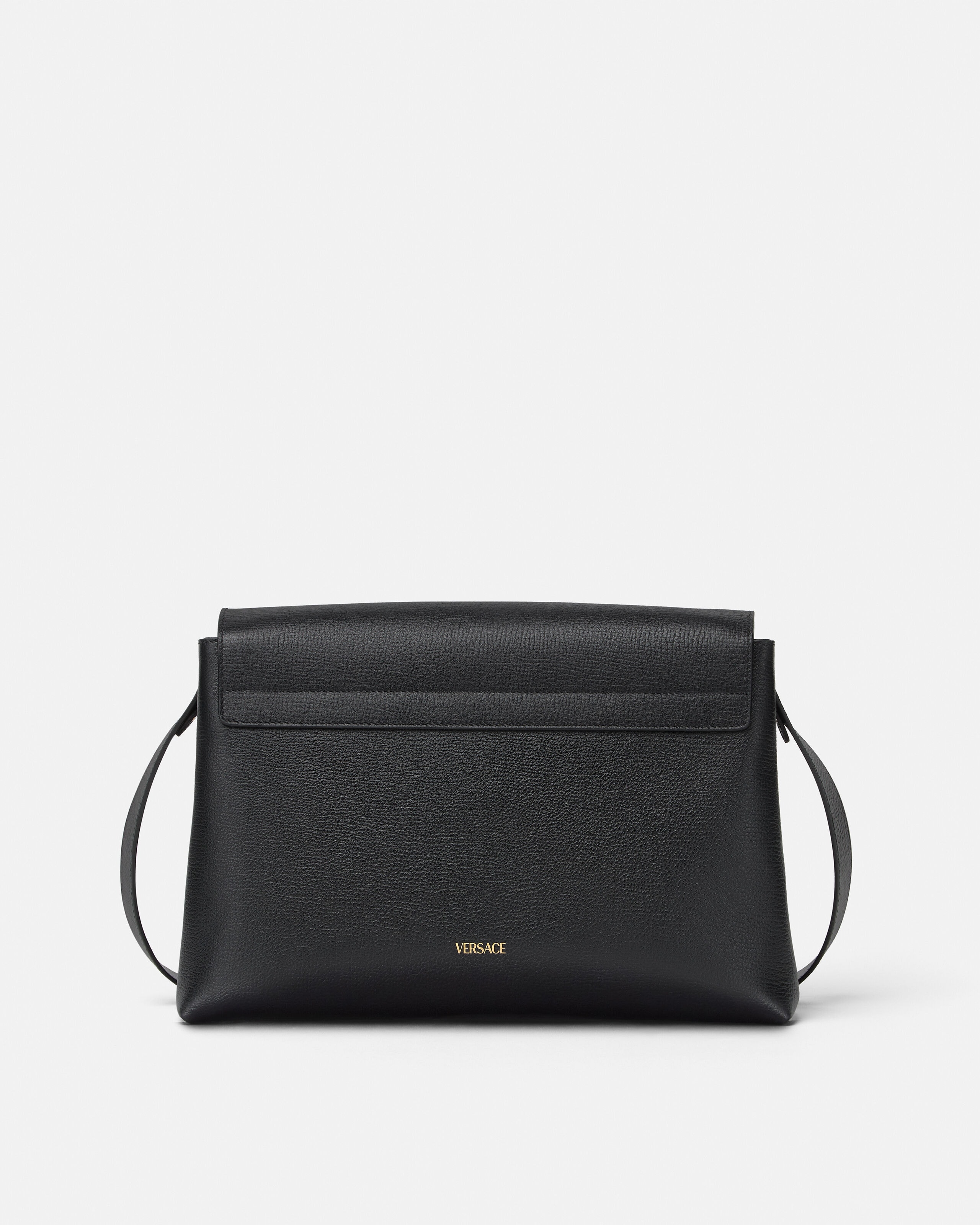 Medusa Biggie Leather Messenger Bag