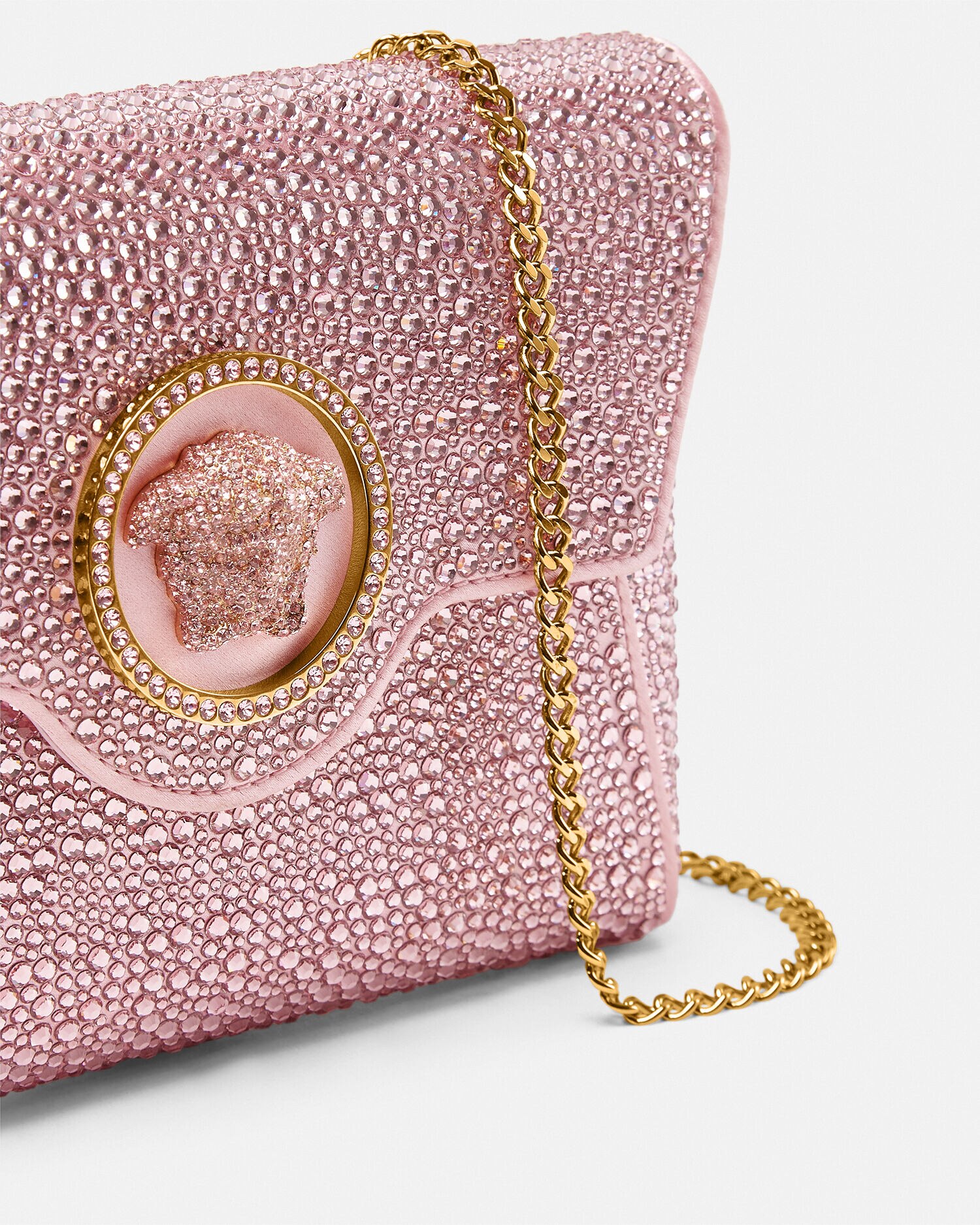 Kristallbesetze La Medusa Envelope Clutch VERSACE