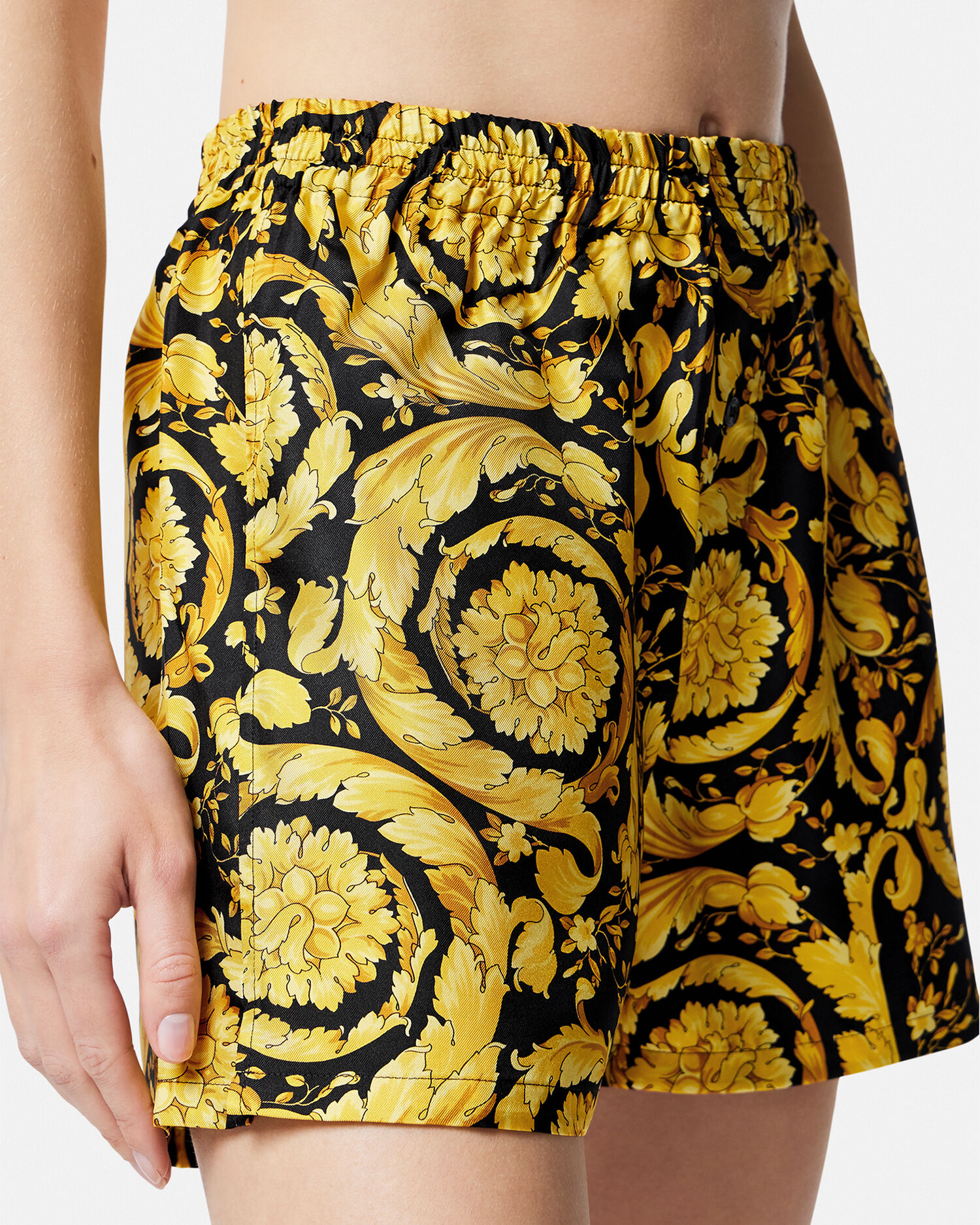 Silk lounge online shorts