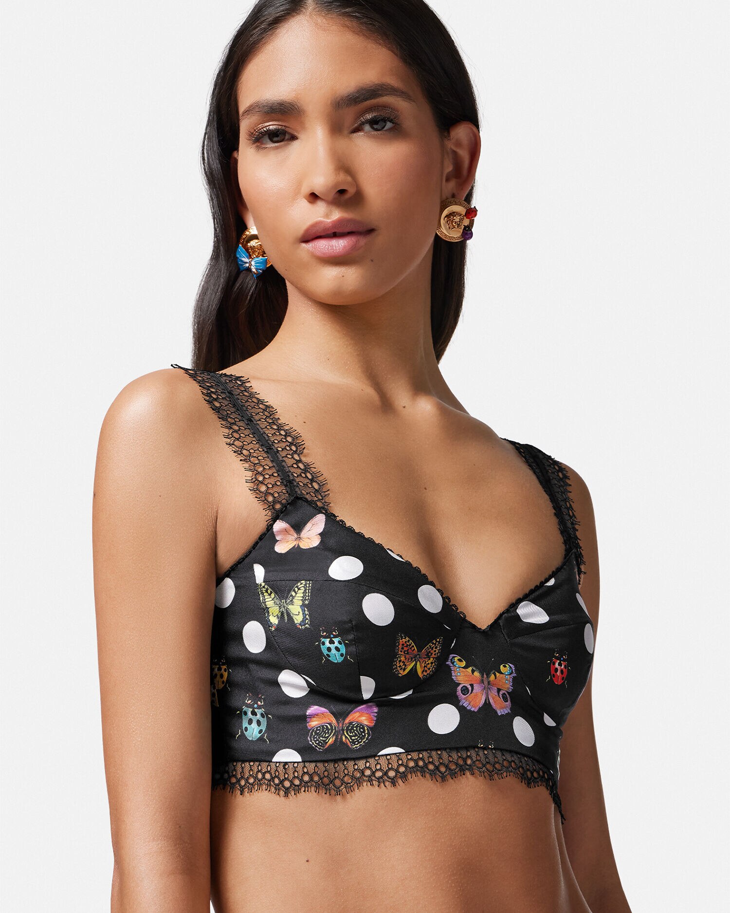 Versace bustier top hotsell