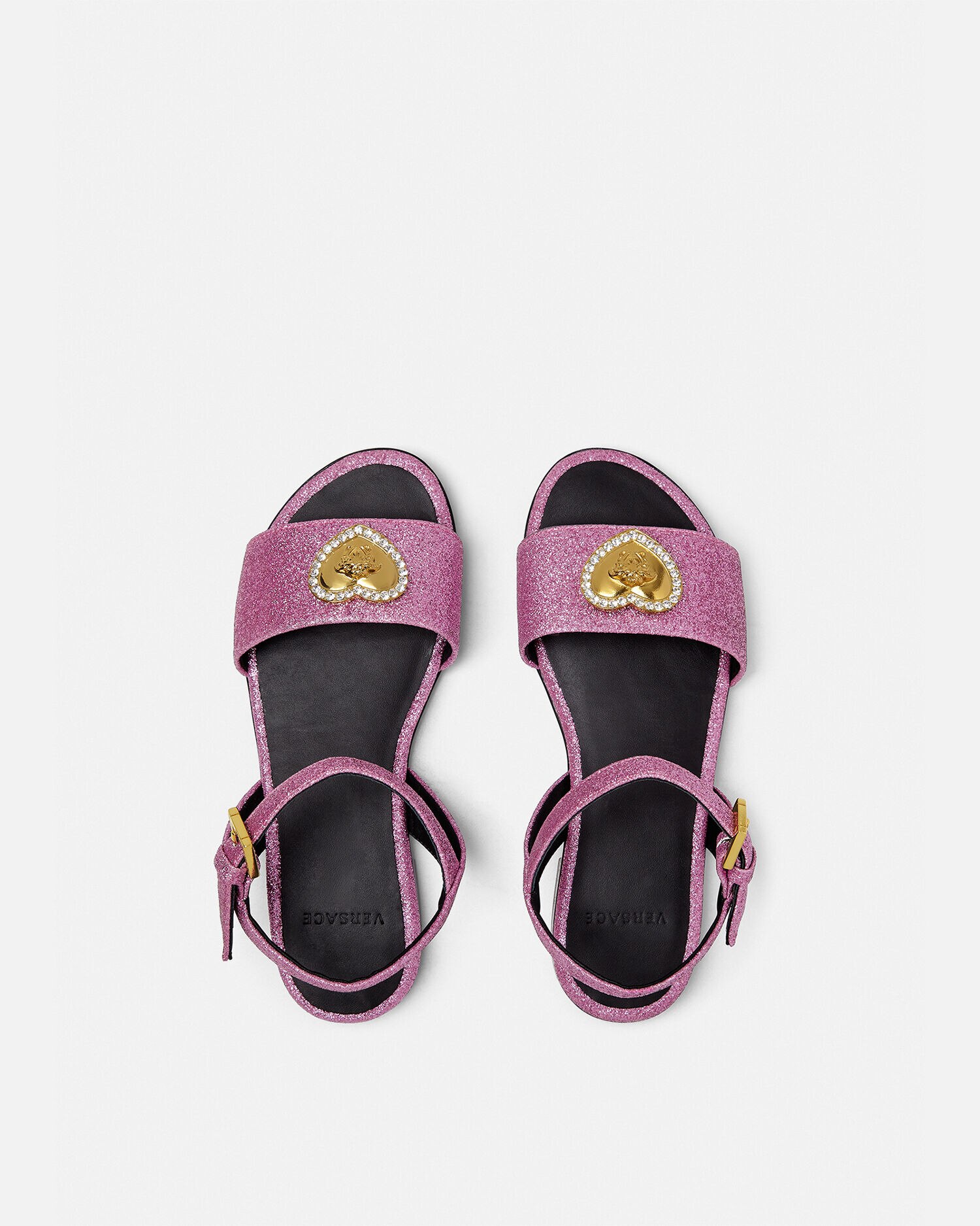Crystal Heart Medusa Kids Sandals