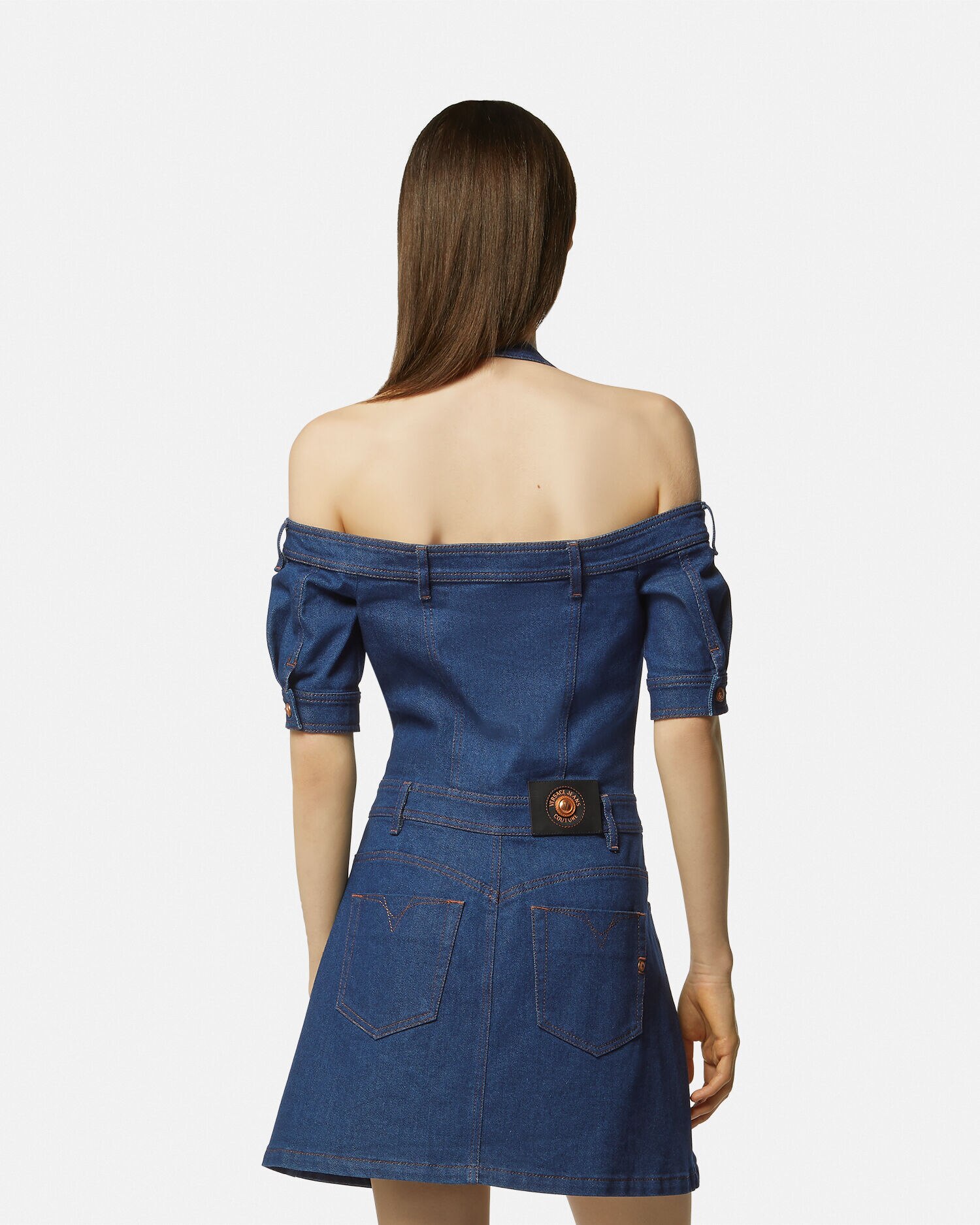 Versace denim deals dress