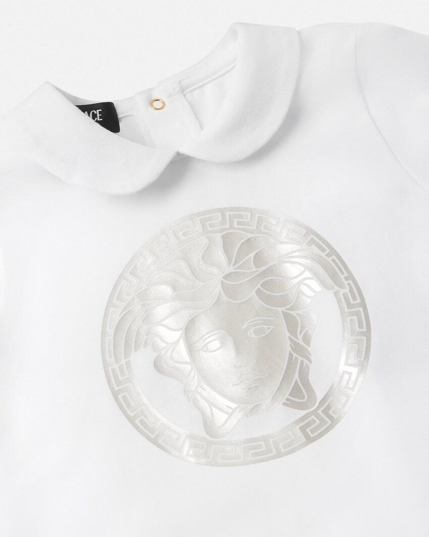 Baby Printed Cotton-Jersey Sleepsuit White+Print 4