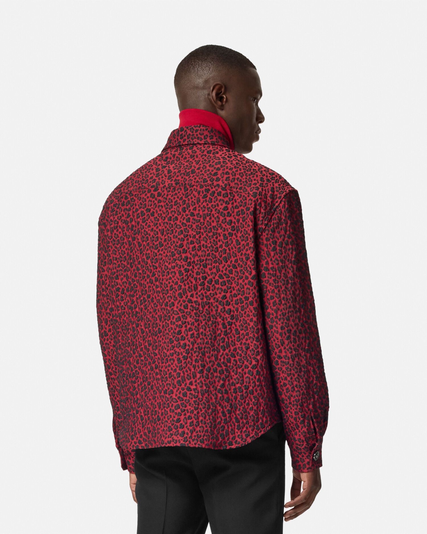 Camicia jacquard Leopard VERSACE IT