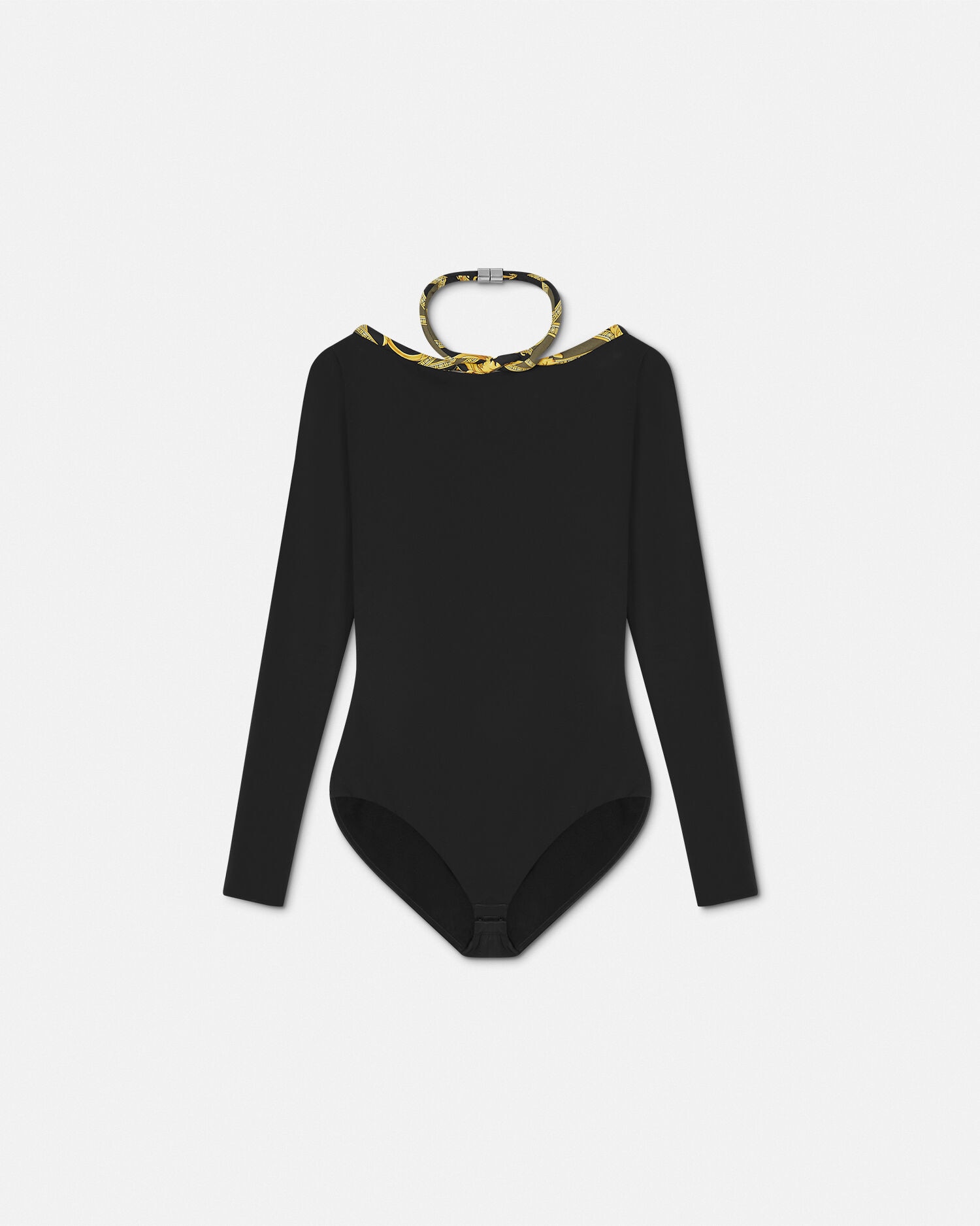 Black and gold bodysuit shop