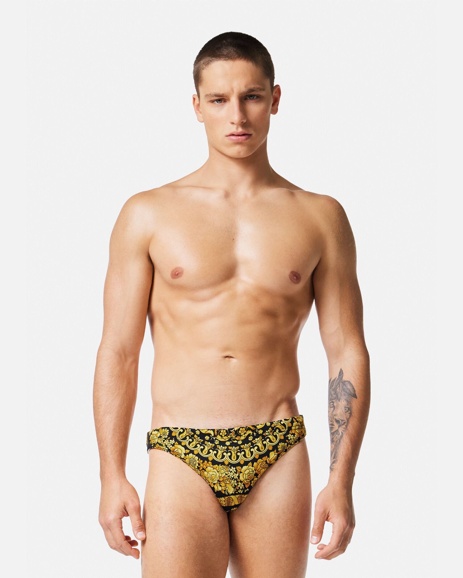Versace bathing suit mens cheap