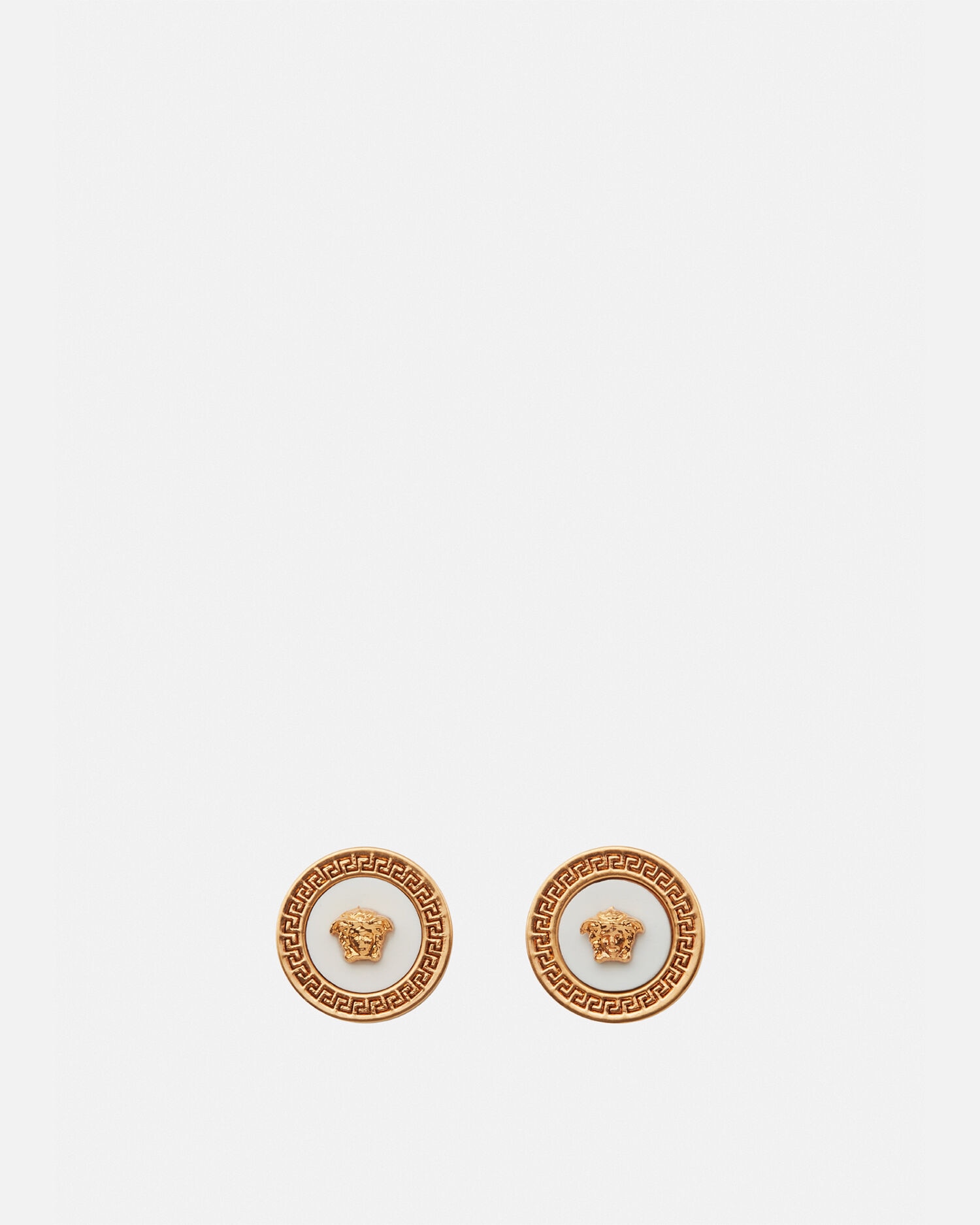 Enamel Medusa Stud Earrings