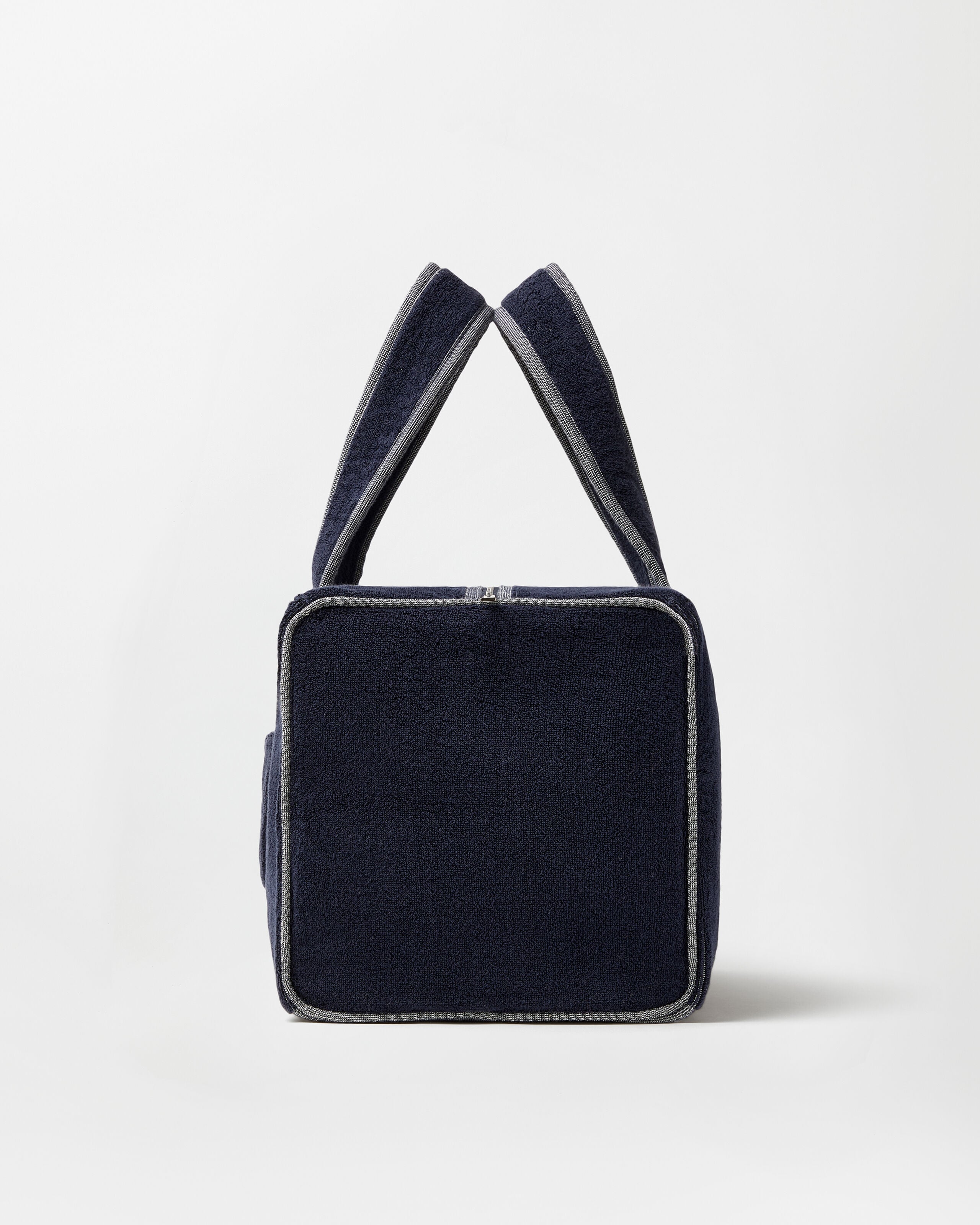 Terry cloth jacquard gym bag Blue | VERSACE