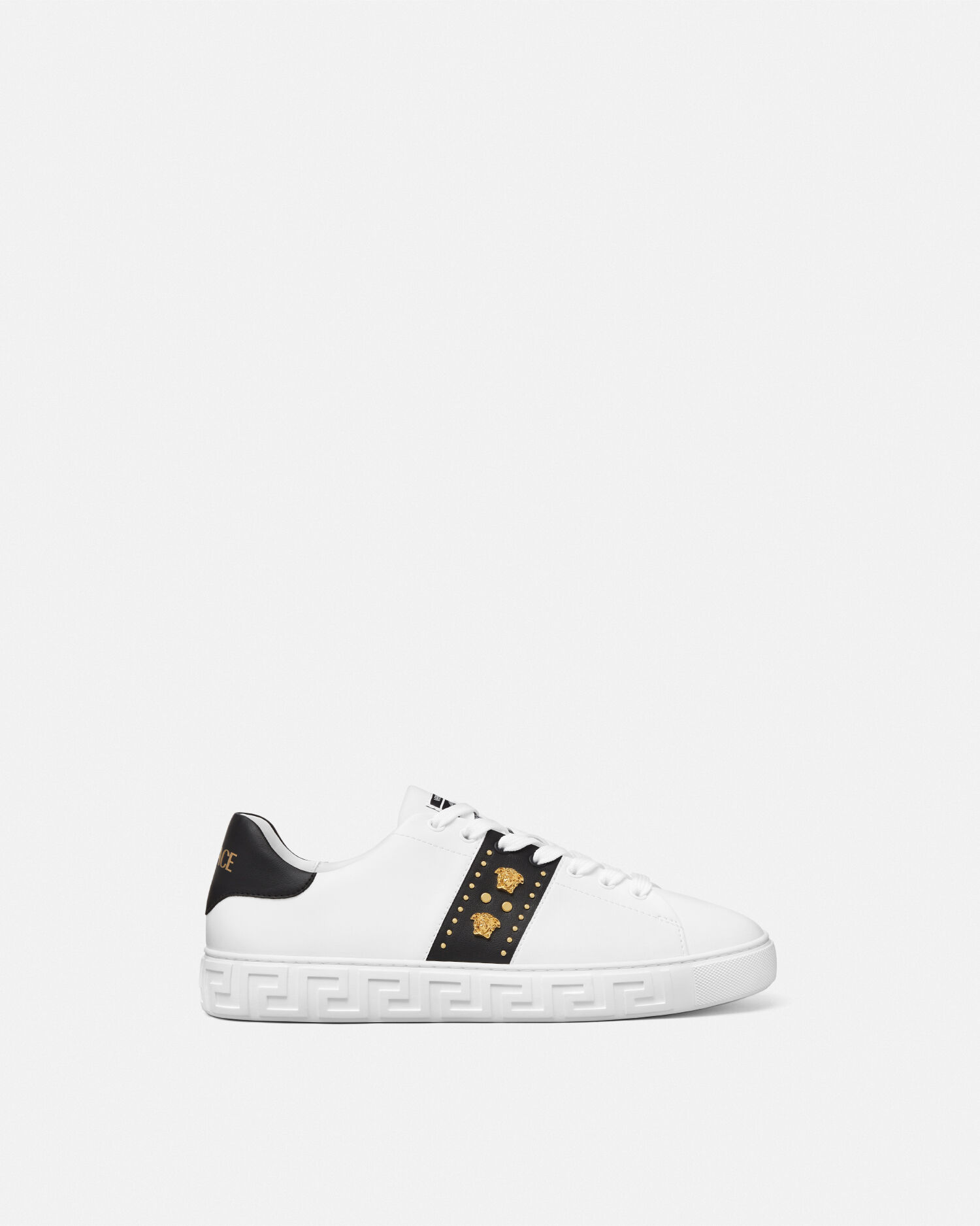 Versace studded sneakers top