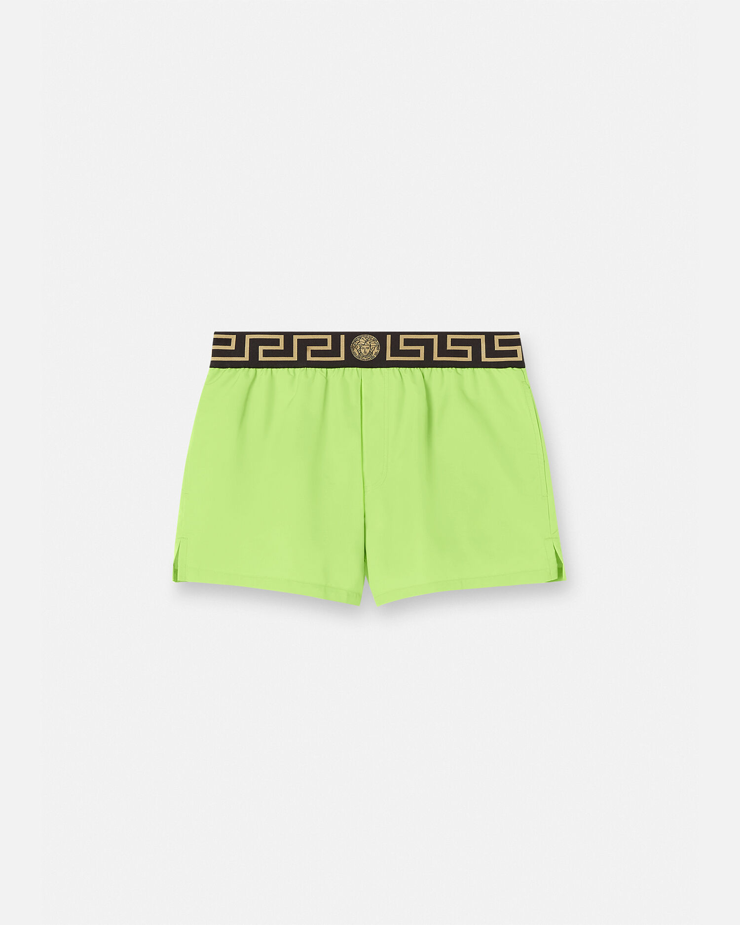 Green versace swim shorts online