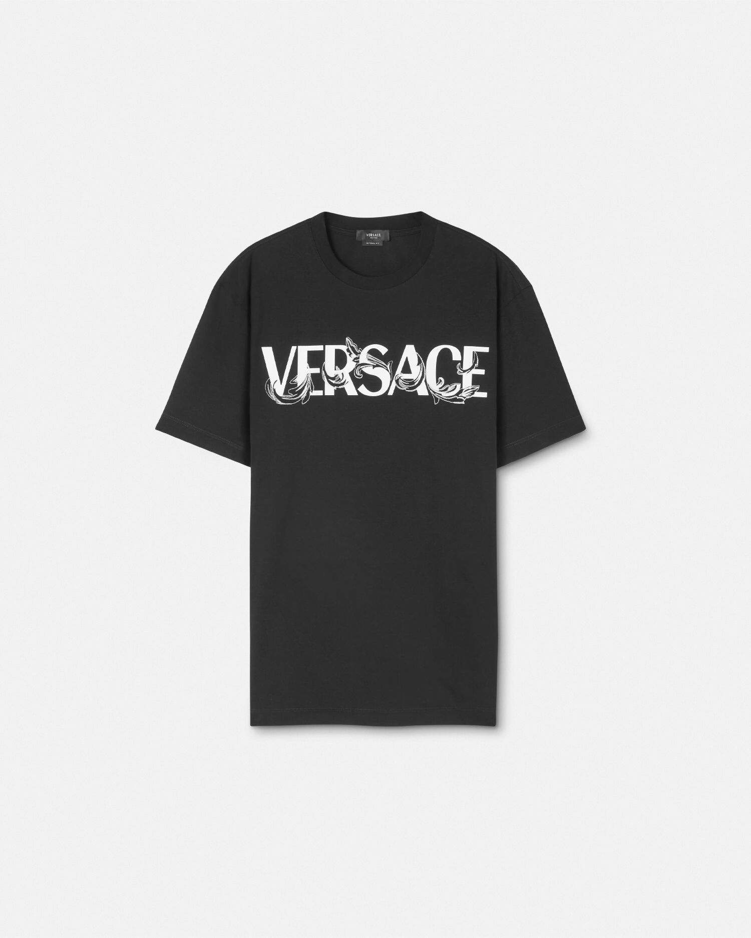 Versace Camiseta con logotipo Barroco Silhouette para Hombre EU