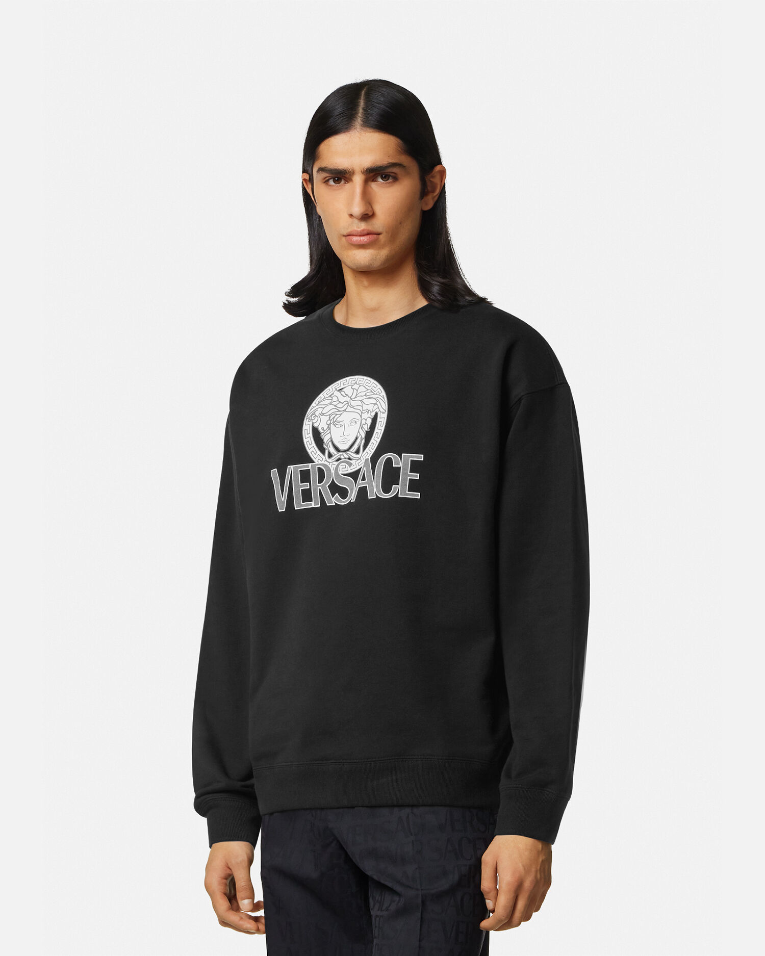 Versace online logo sweatshirt