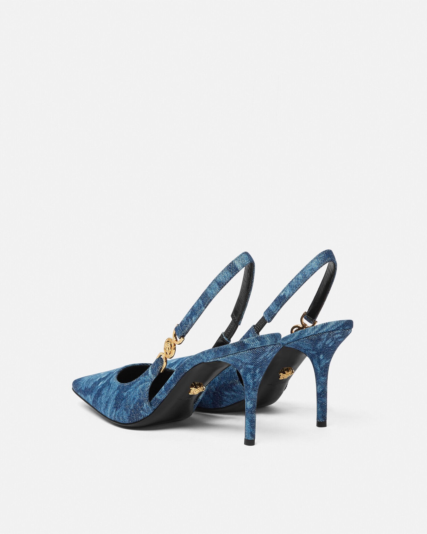 Blue on sale versace heels