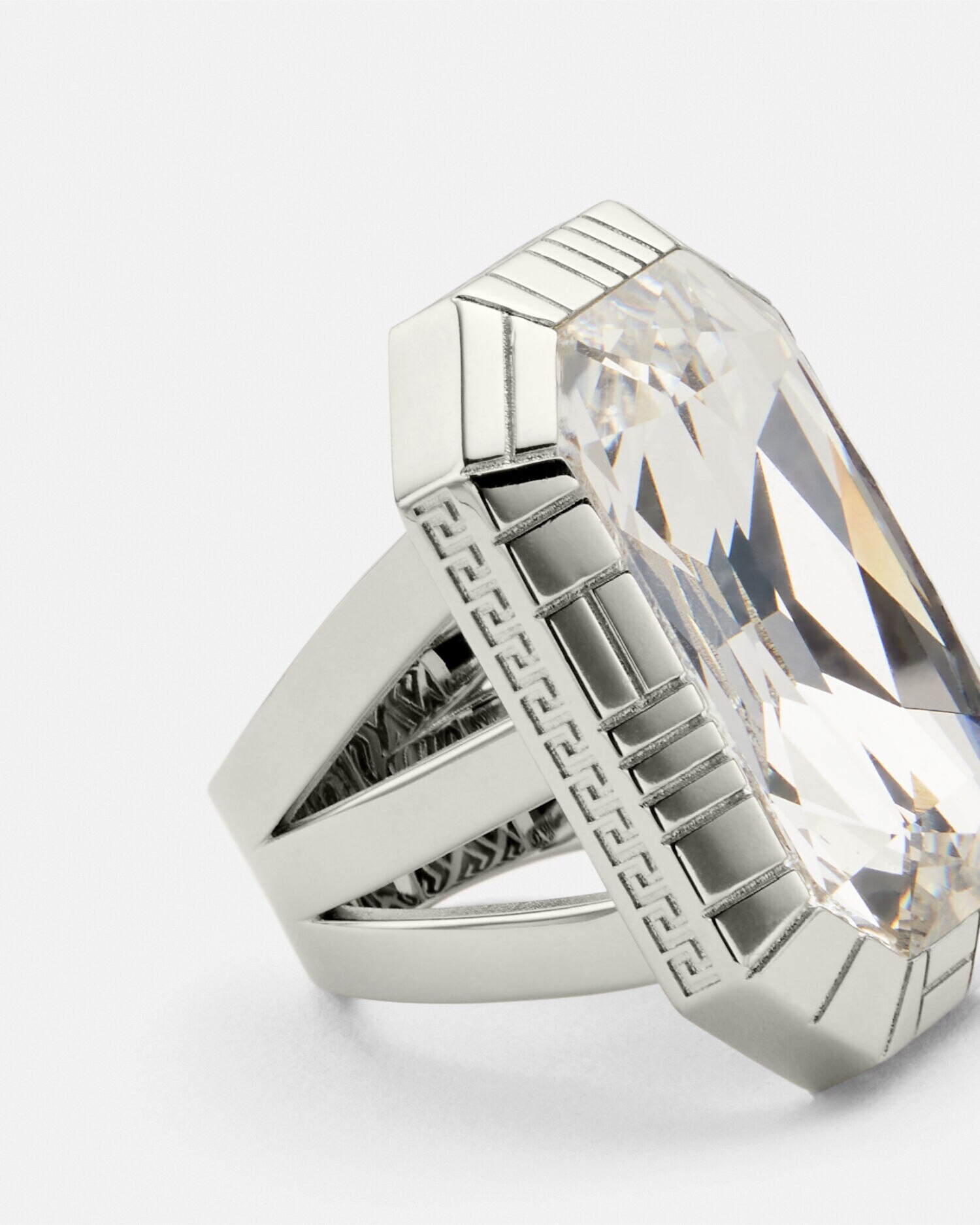 Versace greca deals crystal ring