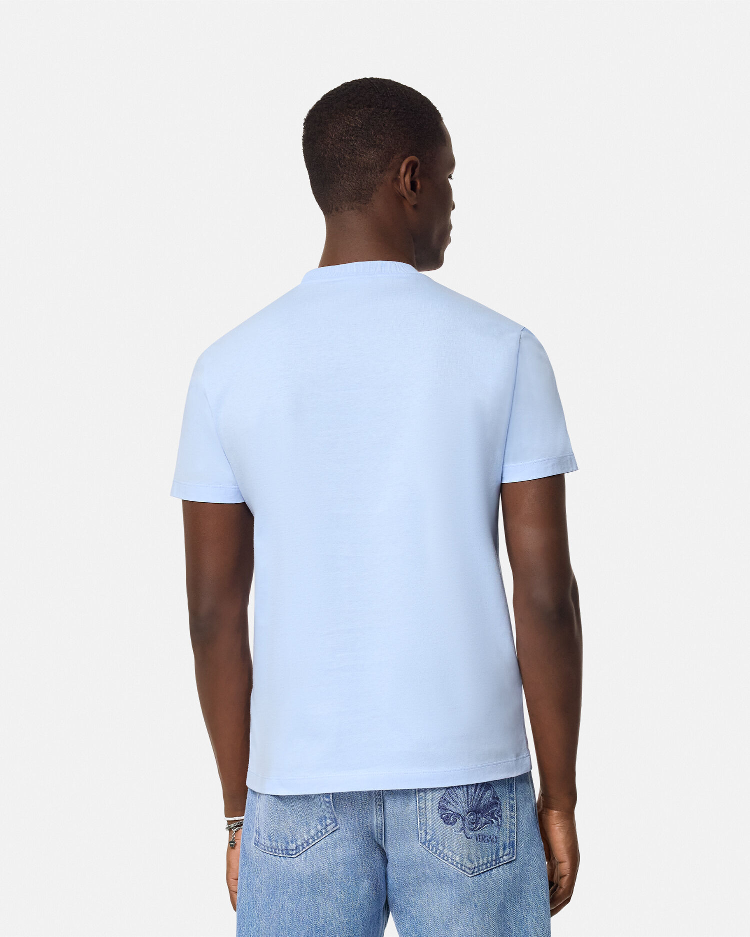 T shirt logo ricamato on sale