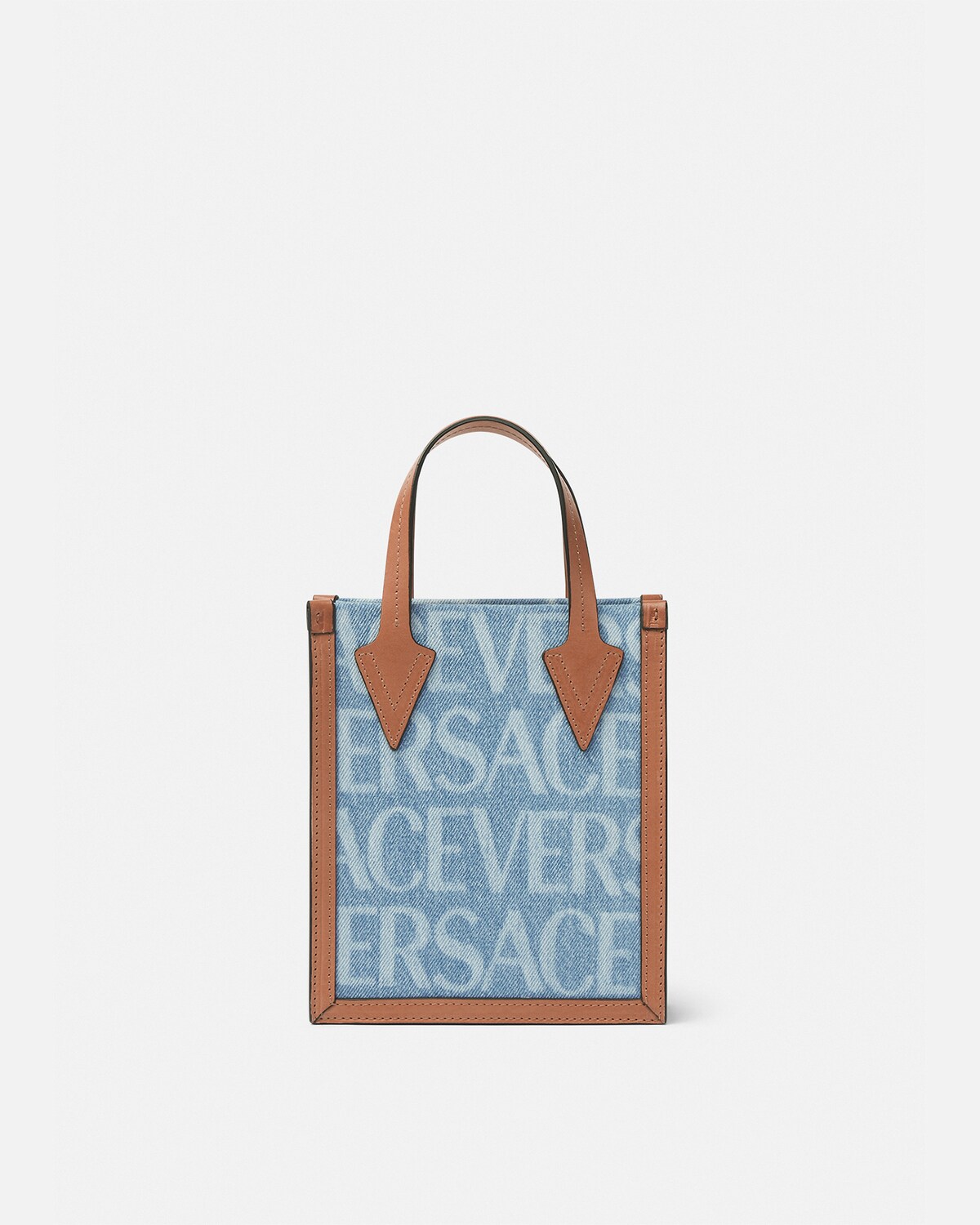 Versace Versace Allover Denim Crossbody Bag for Men Online Store EU