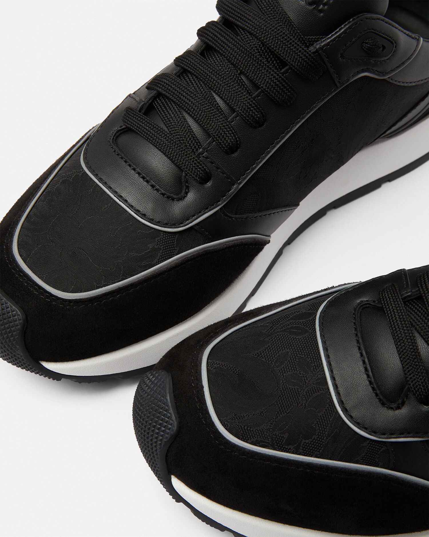 Versace runners black sales