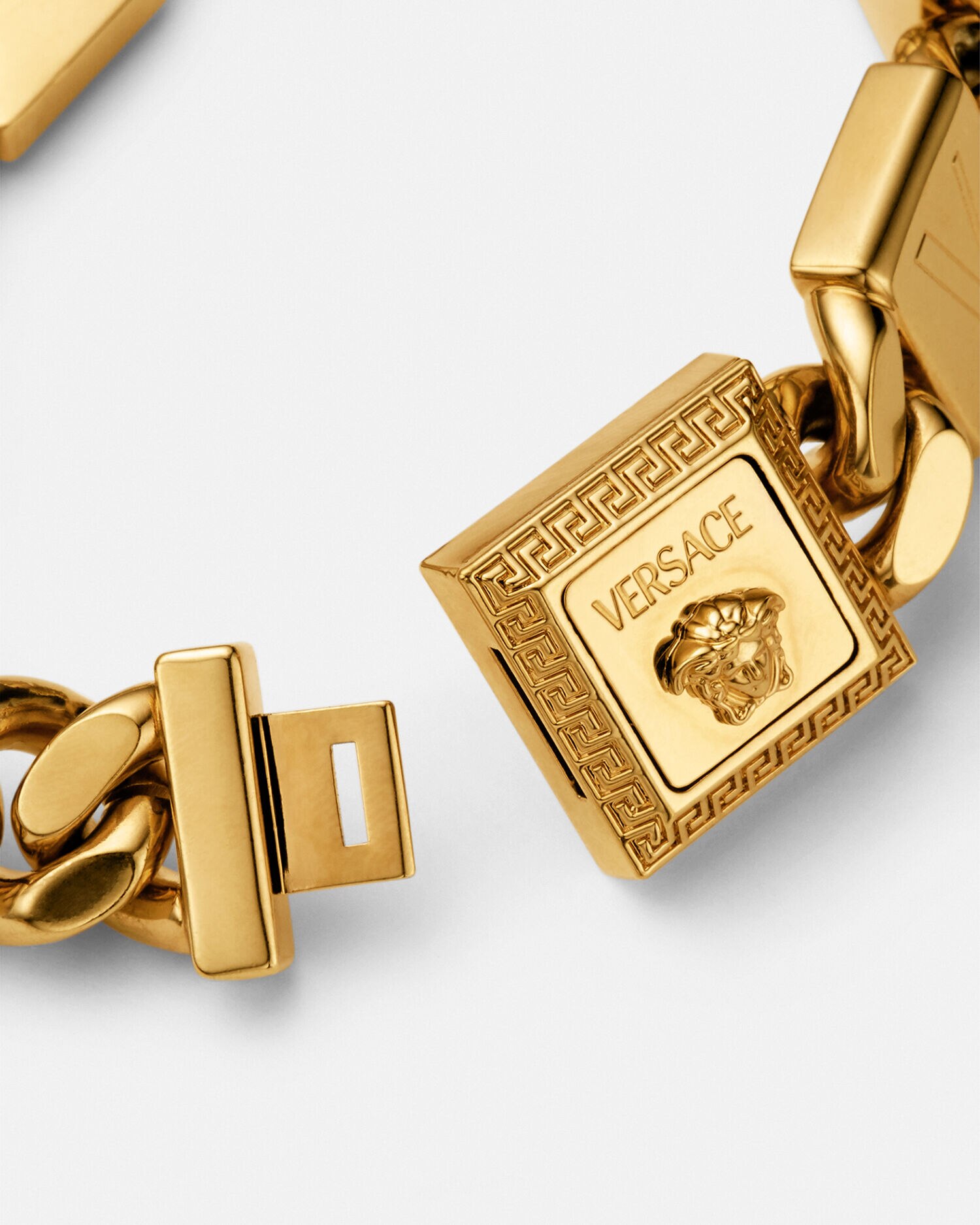 Versace bracelet mens gold sale