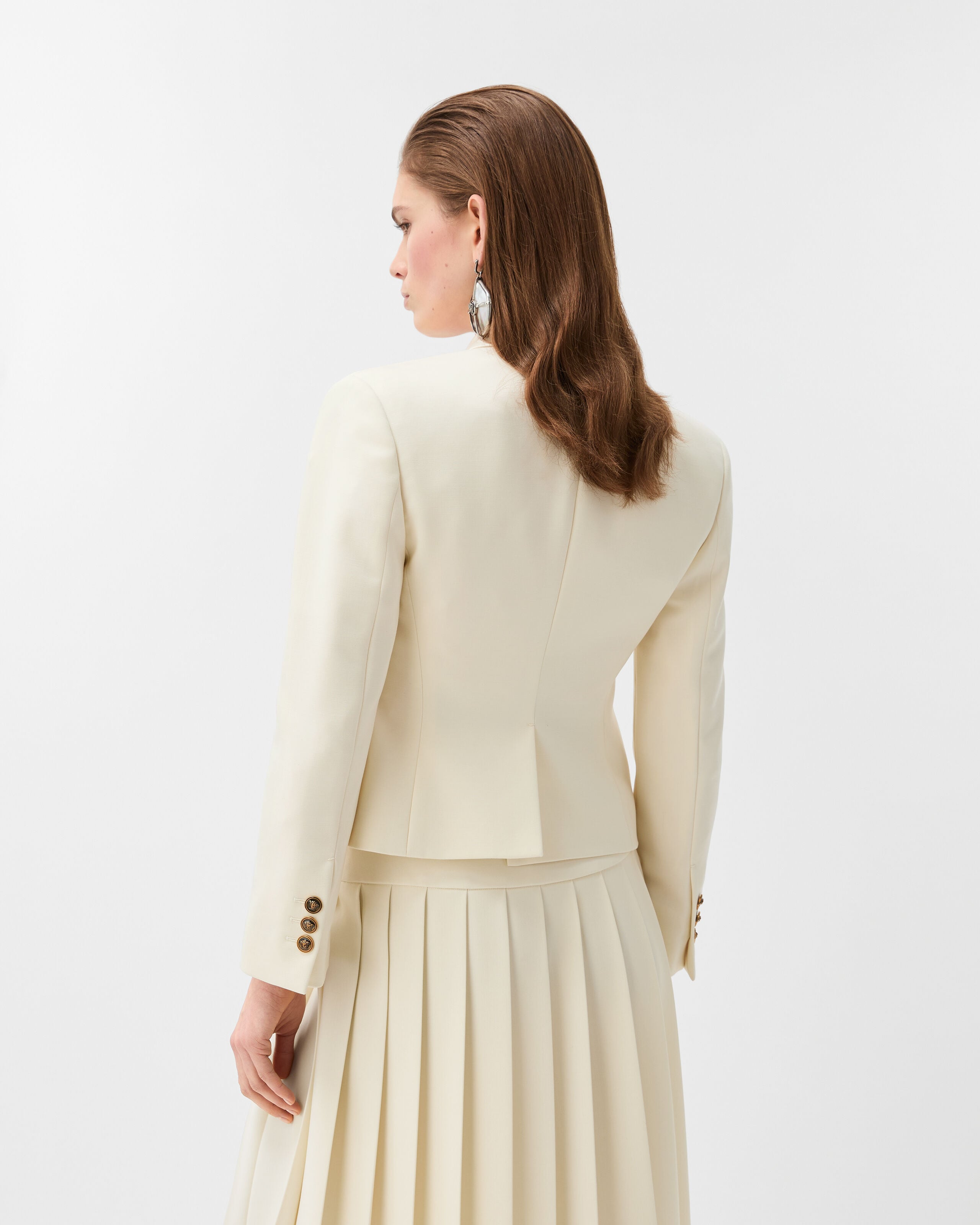 Wool Jacket White | VERSACE