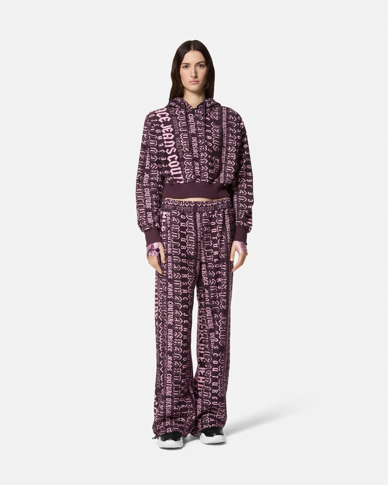Versace Jeans Couture Trousers Purple S